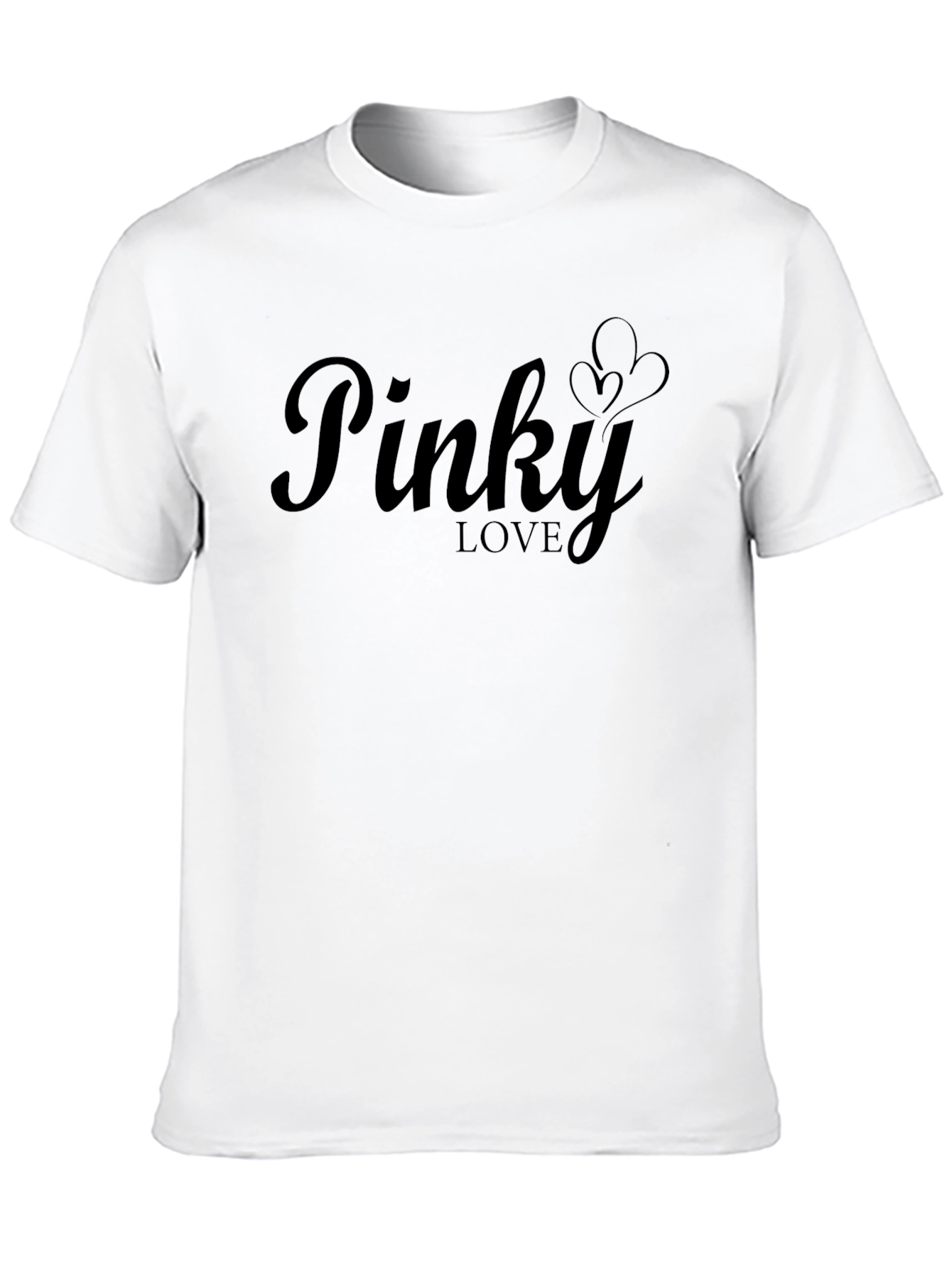 Pinky Love Black T-Shirt