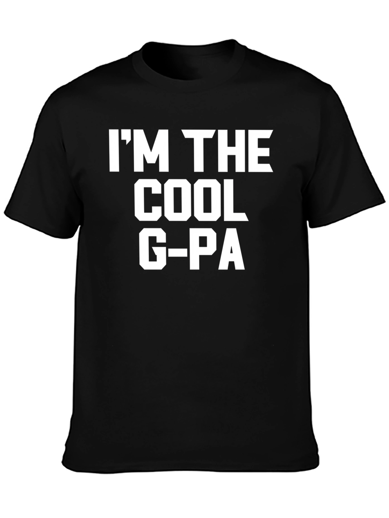 Cool Grandpa T-Shirt - Black Crew Neck
