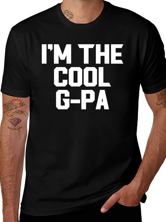 Cool Grandpa T-Shirt - Black Crew Neck