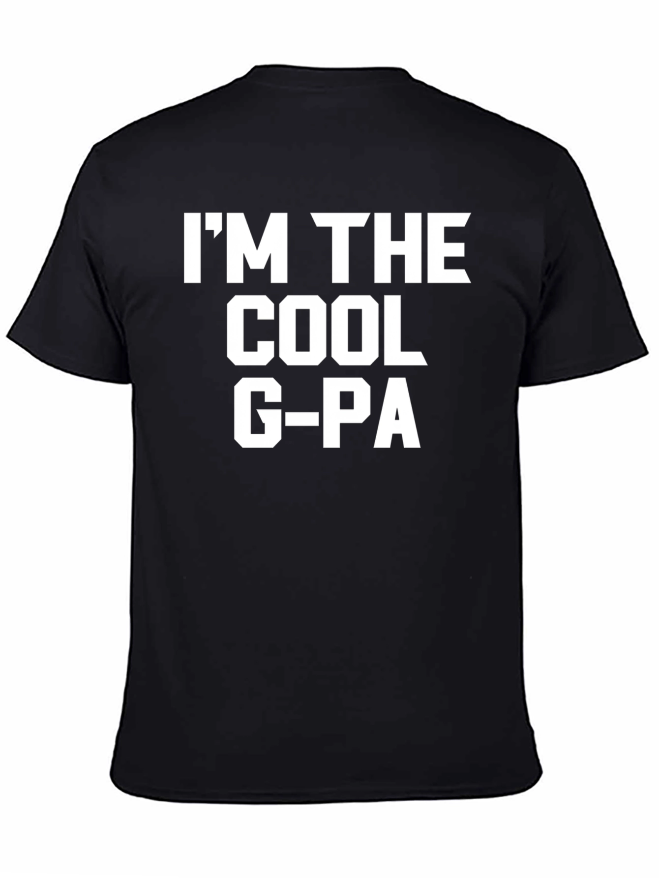 Cool Grandpa T-Shirt - Black Crew Neck