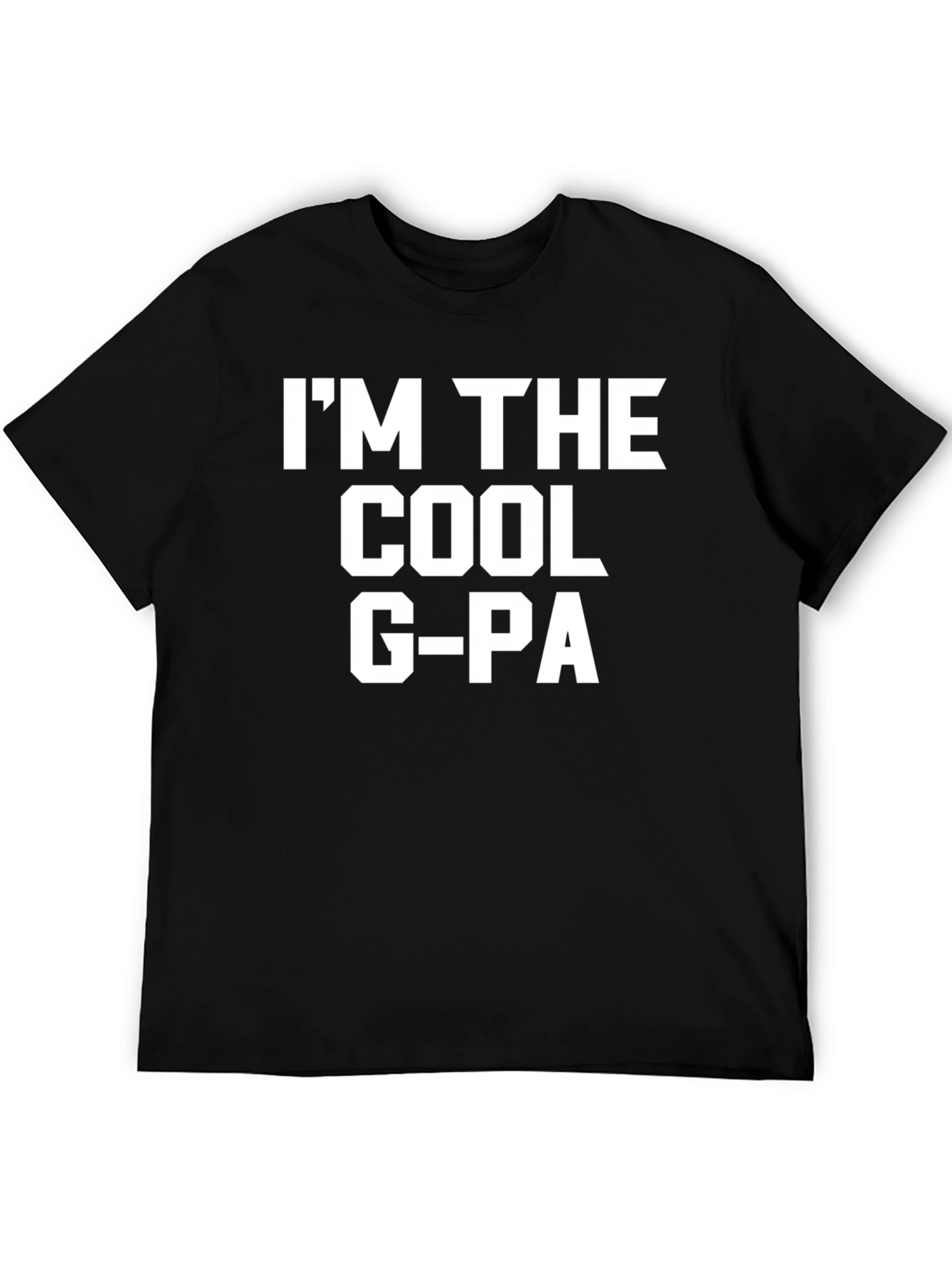 Cool Grandpa T-Shirt - Black Crew Neck