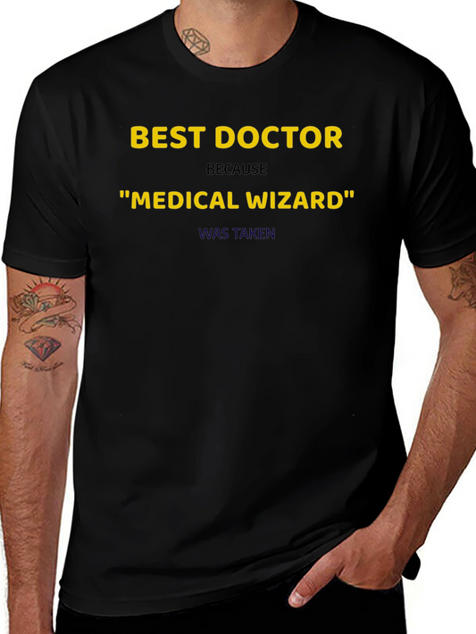 Best Doctor Medical Wizard Graphic T-Shirt