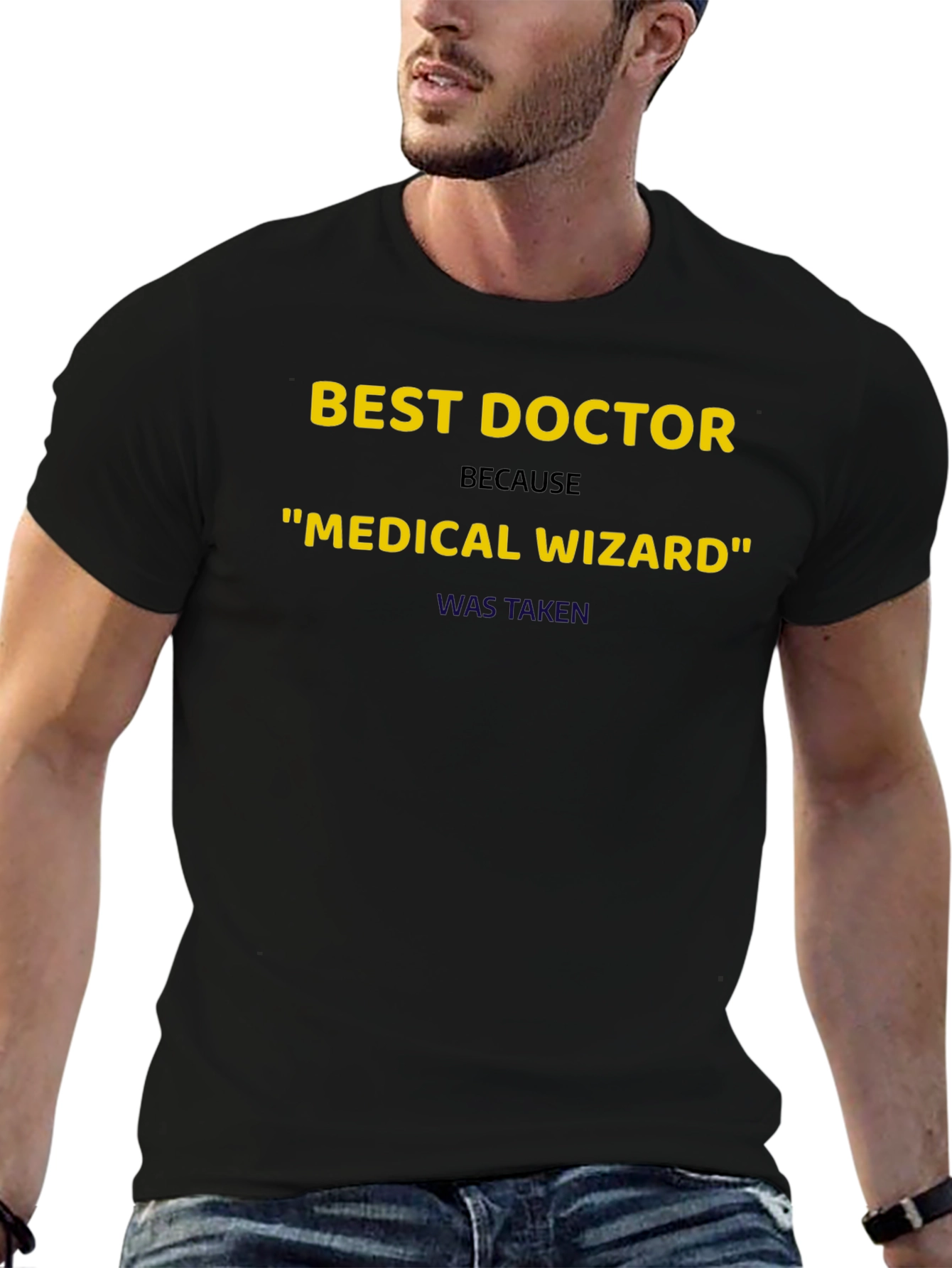 Best Doctor Medical Wizard Graphic T-Shirt