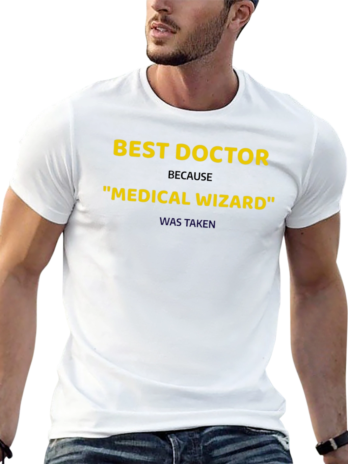 Best Doctor Medical Wizard Graphic T-Shirt