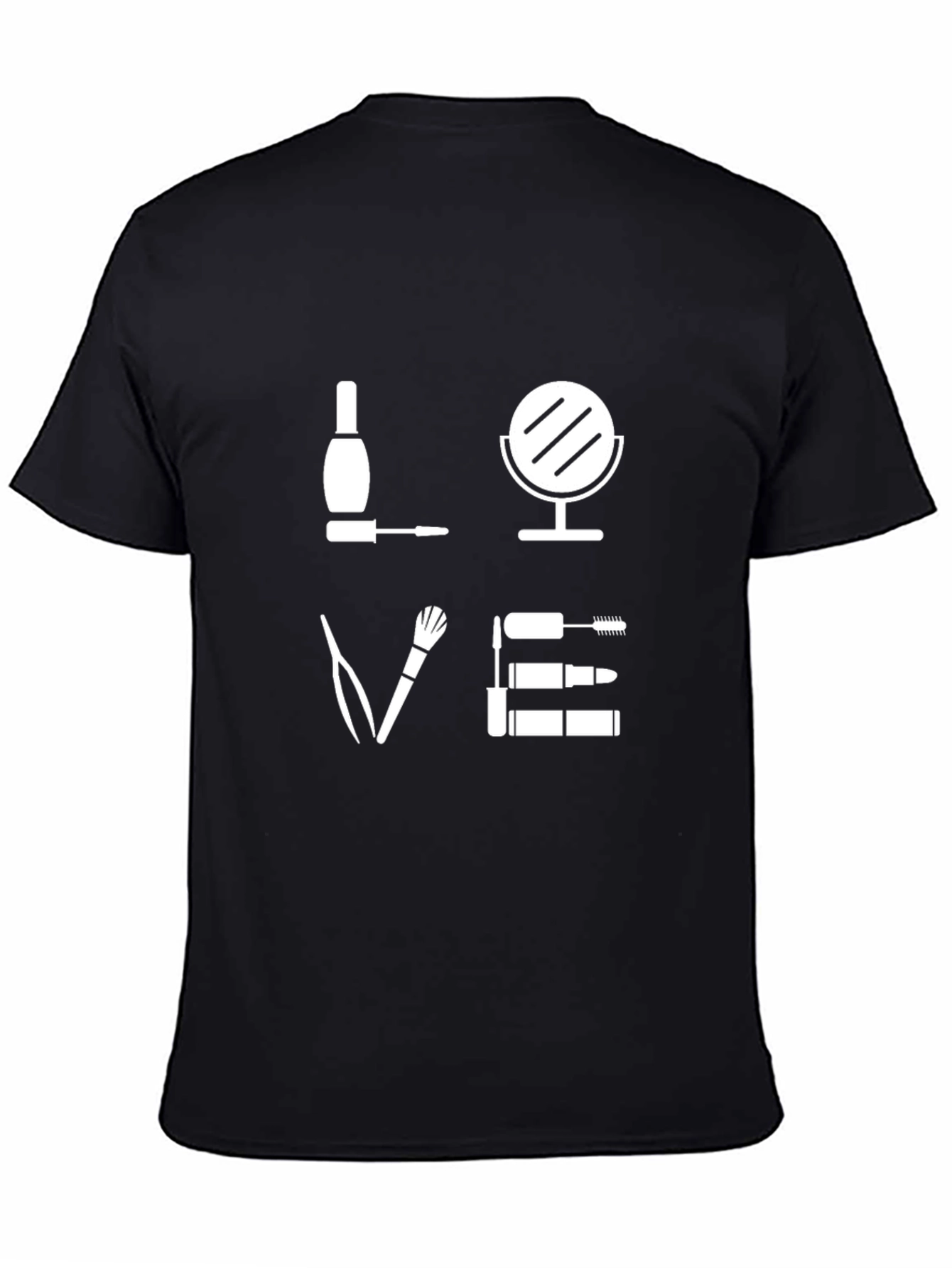 Love Makeup T-Shirt - Black