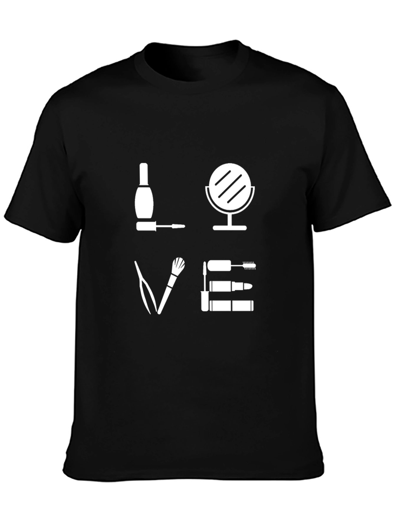 Love Makeup T-Shirt - Black