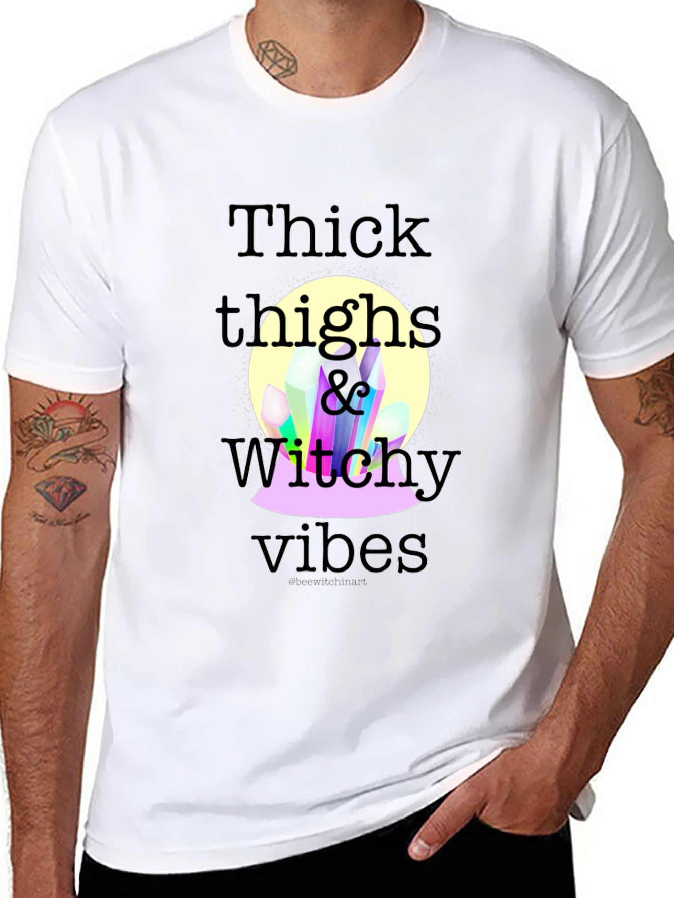 Thick Thighs & Witchy Vibes Graphic Tee