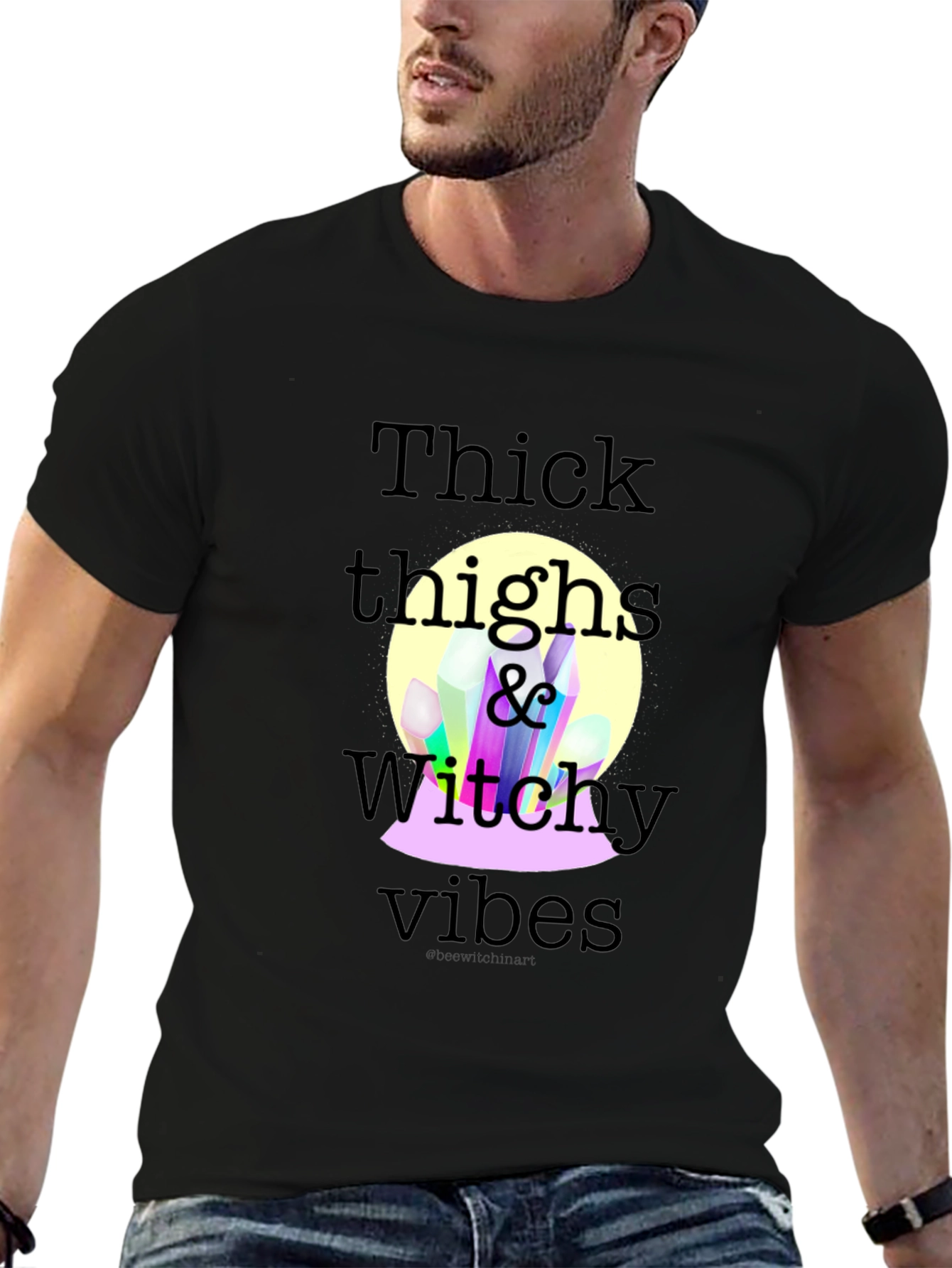 Thick Thighs & Witchy Vibes Graphic Tee