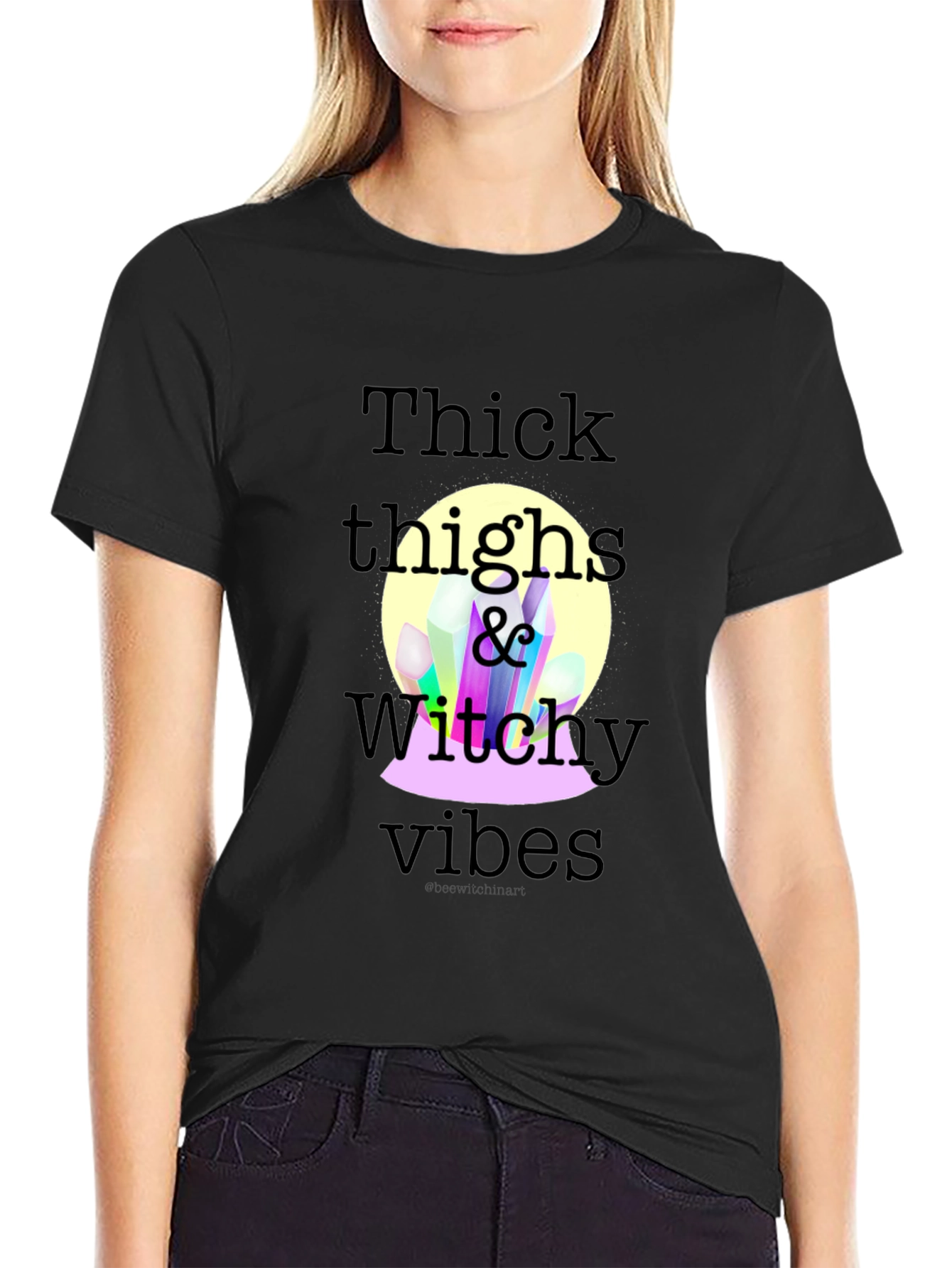 Thick Thighs & Witchy Vibes Graphic Tee