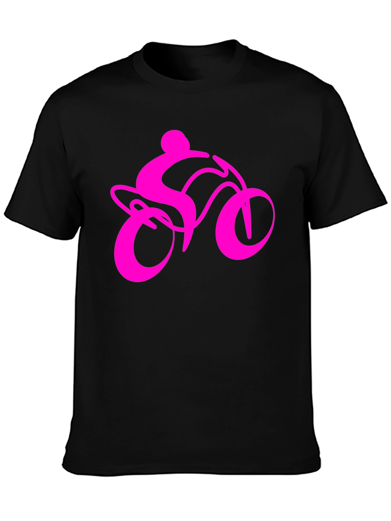 Motorbike Graphic T-Shirt - Black