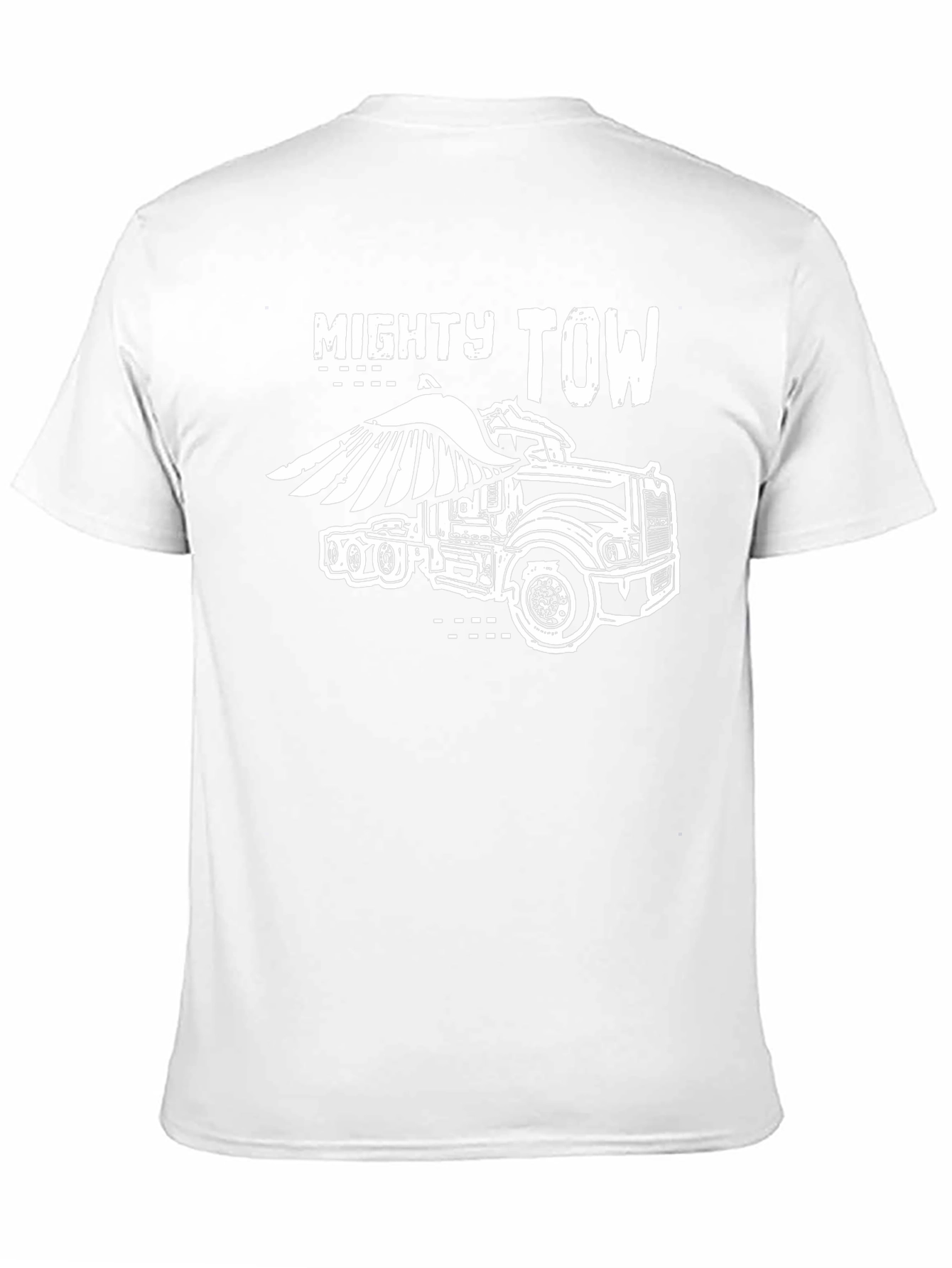 Mighty Tow Truck Graphic Tee - Black