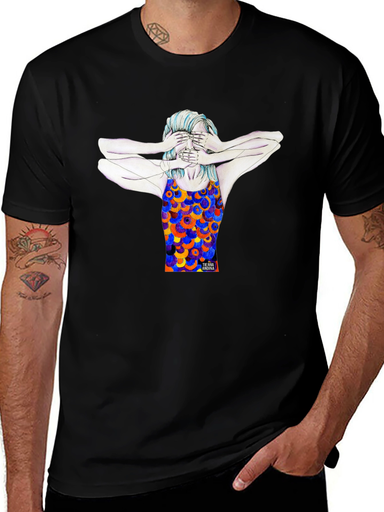 Abstract Graphic Print T-Shirt