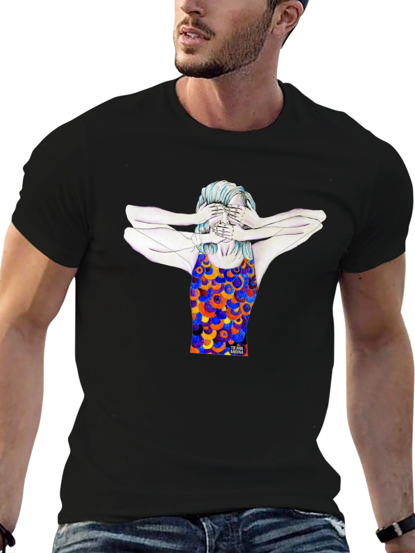 Abstract Graphic Print T-Shirt