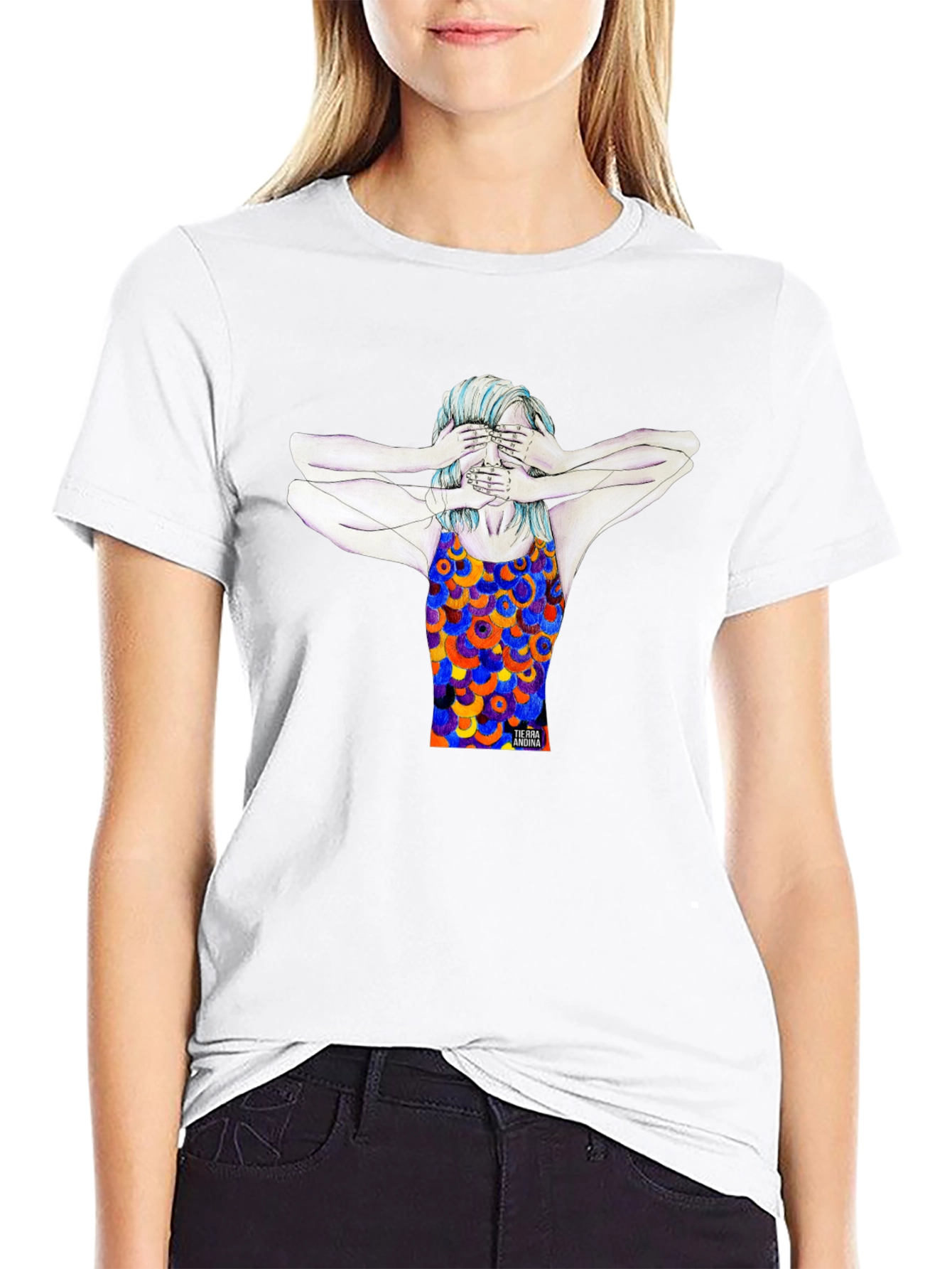 Abstract Graphic Print T-Shirt
