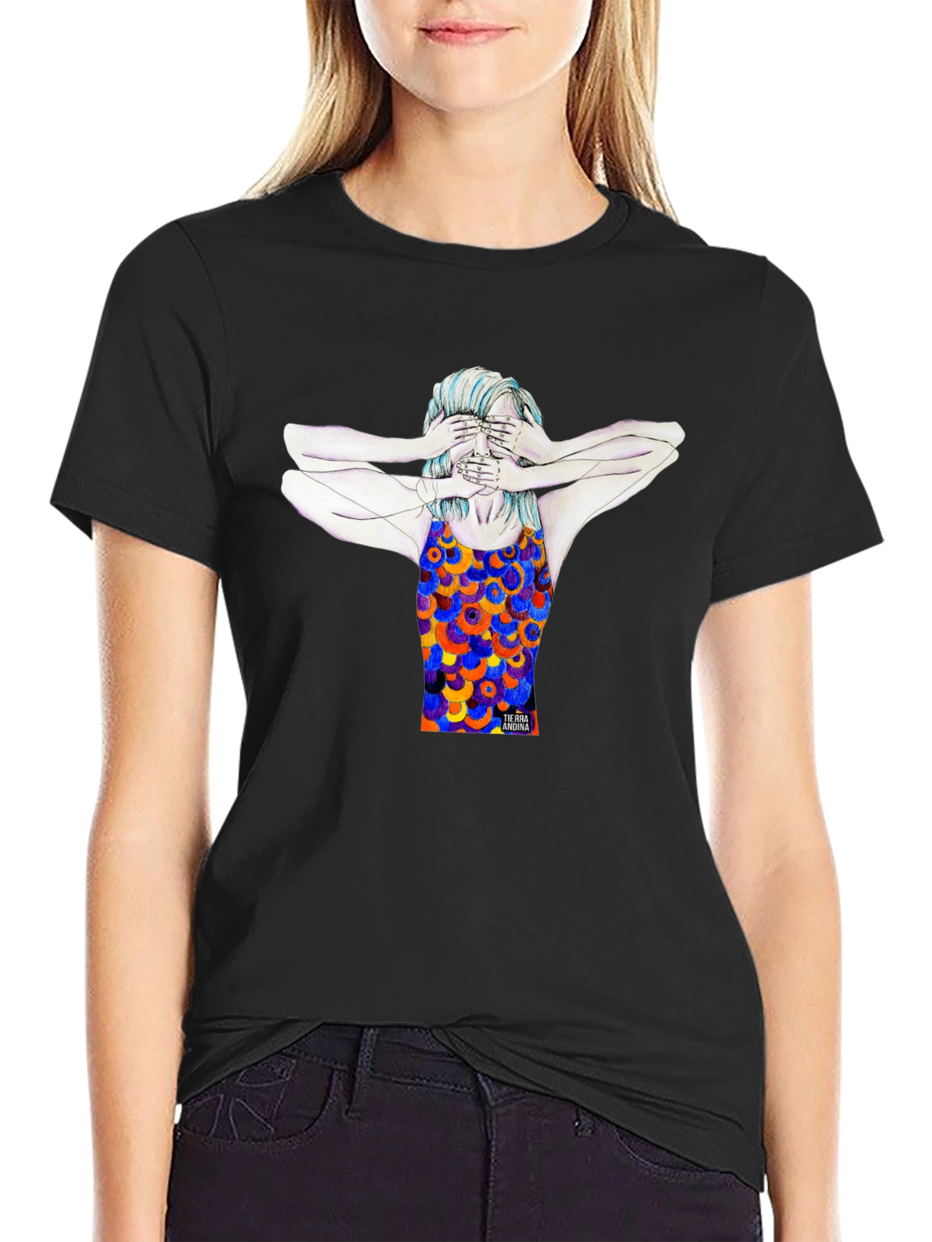 Abstract Graphic Print T-Shirt