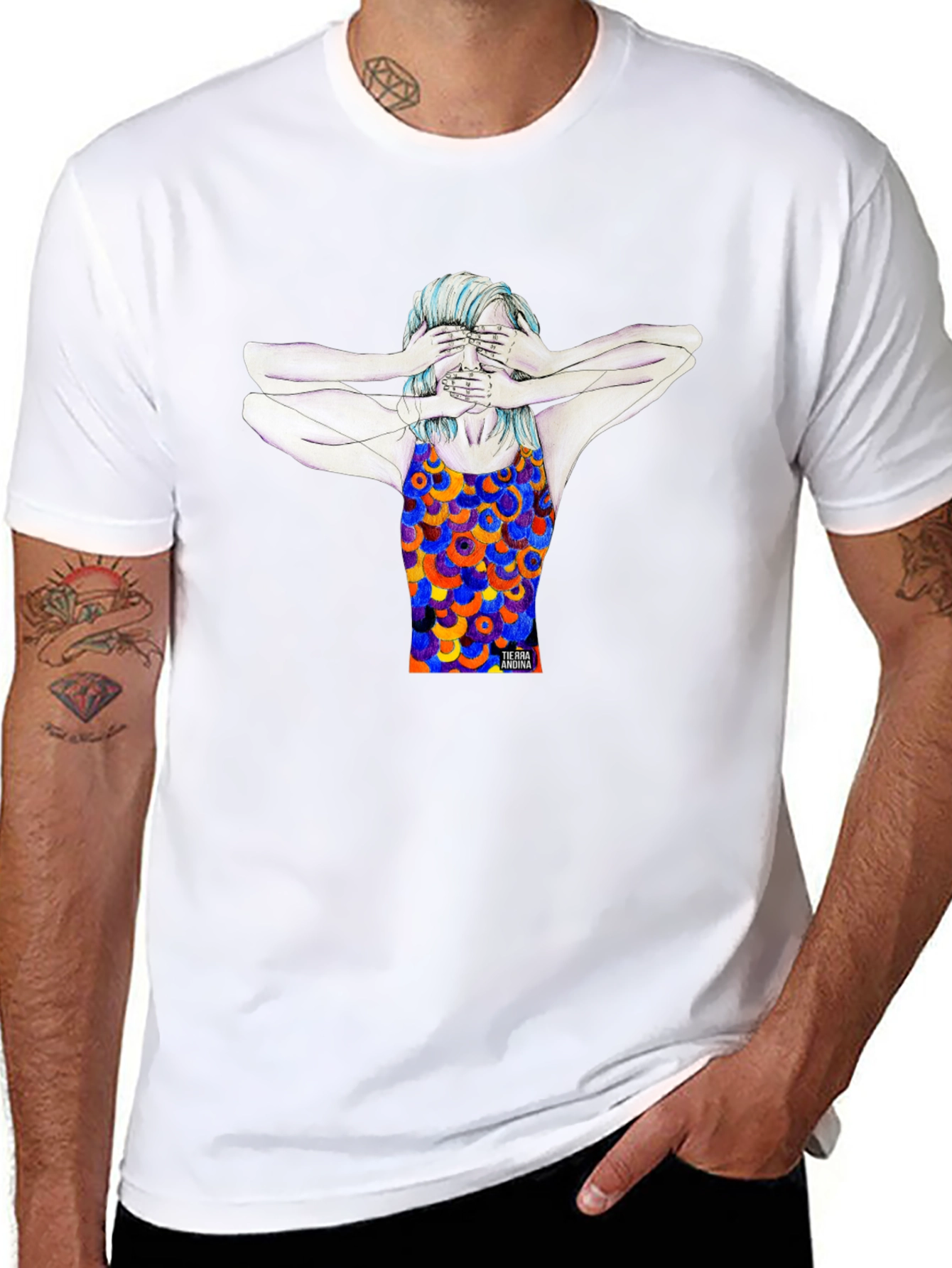 Abstract Graphic Print T-Shirt