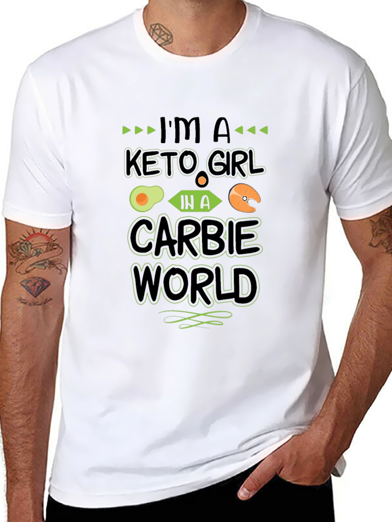 Keto Girl T-Shirt - Carb Conscious Style