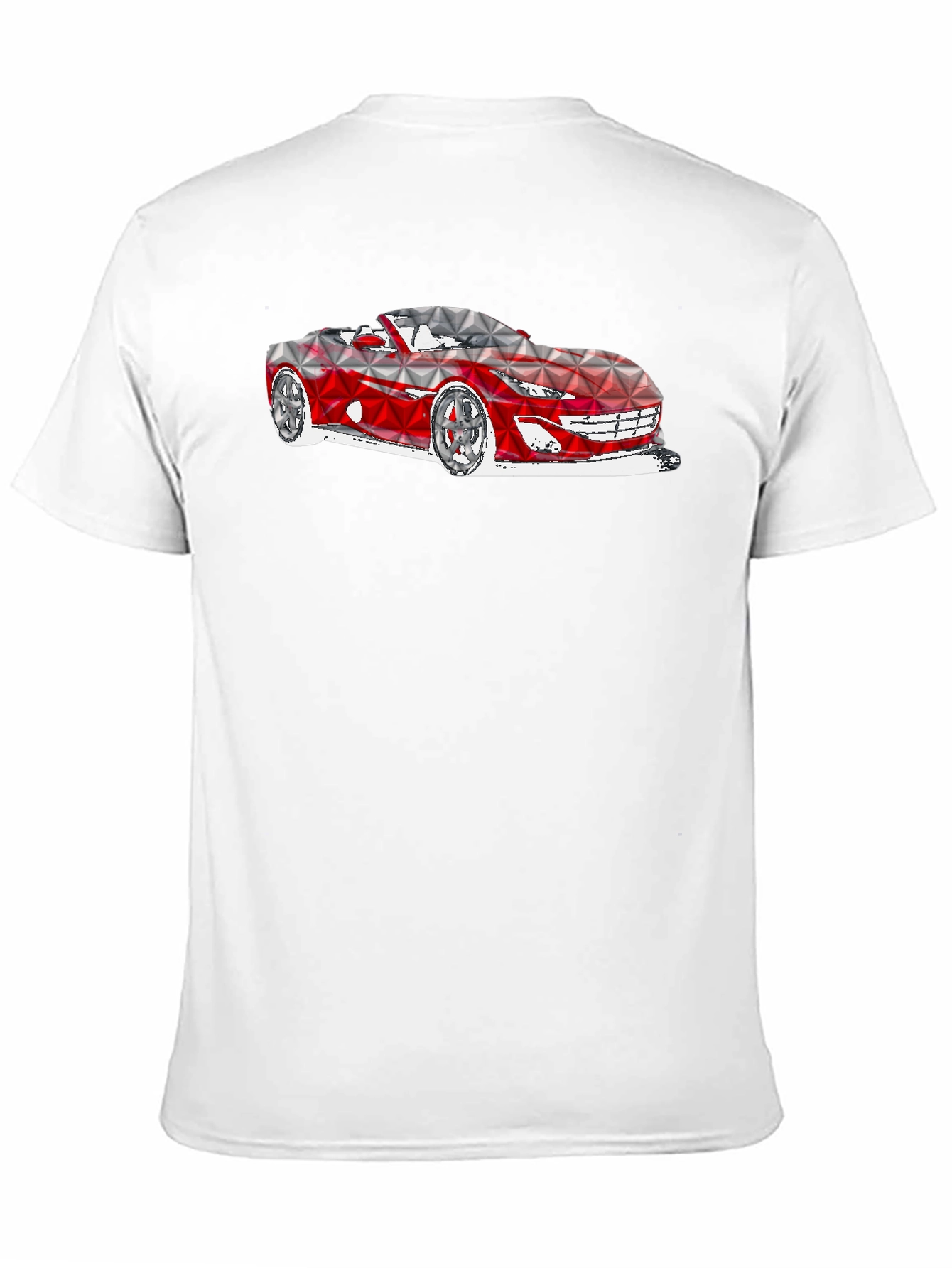 Geometric Car Graphic T-Shirt - Modern Style