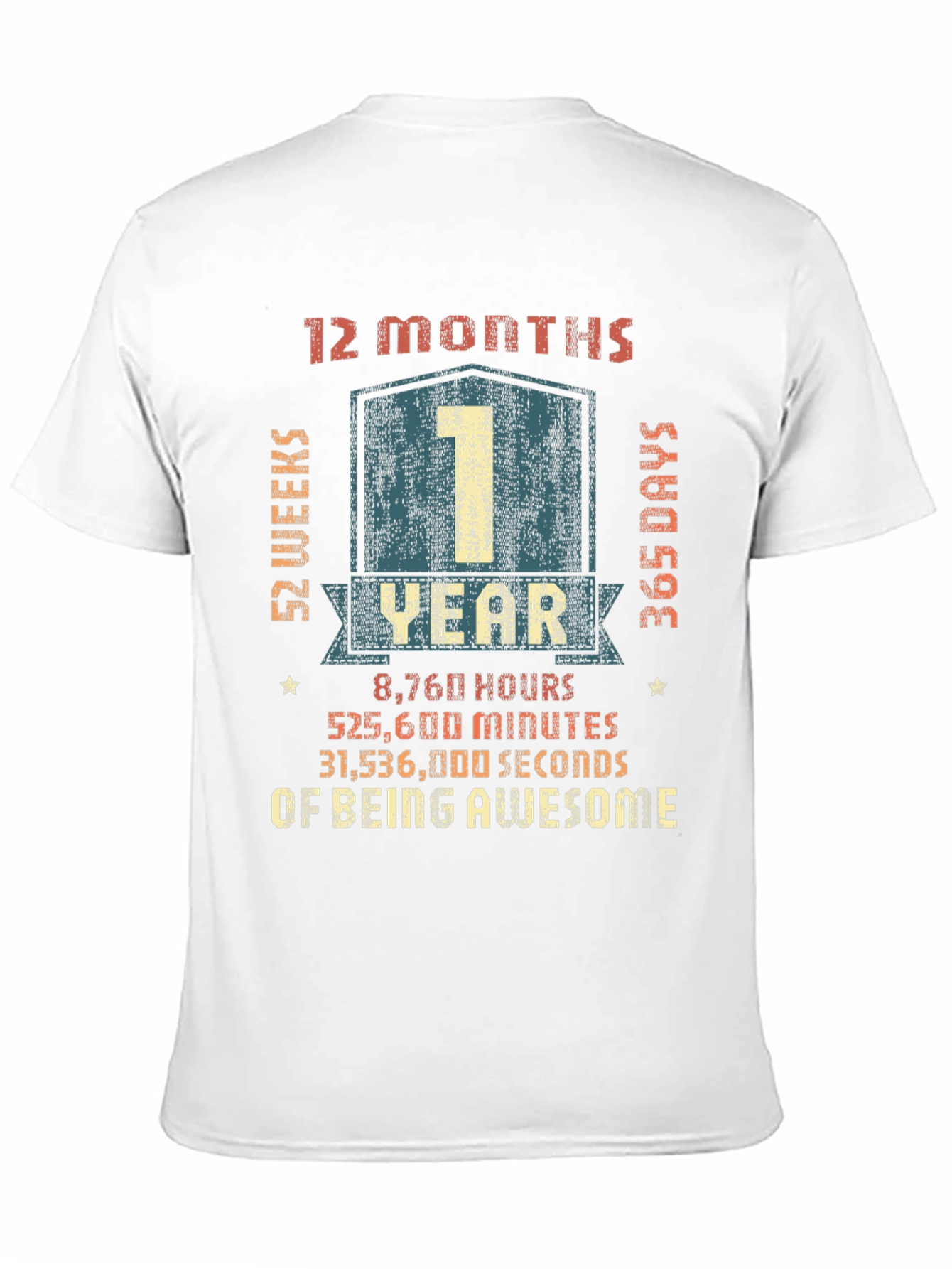 1 Year Anniversary Awesome T-Shirt