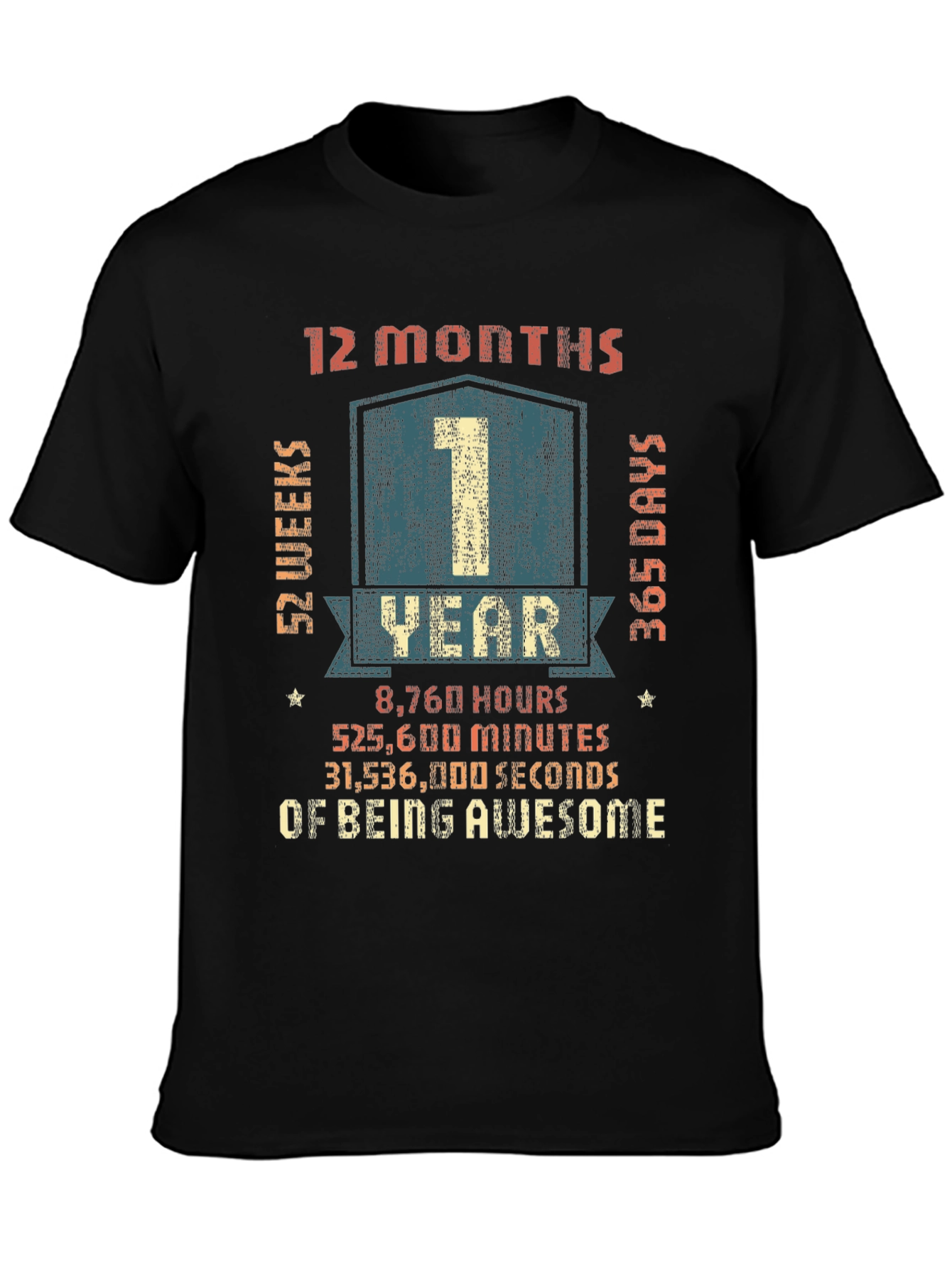 1 Year Anniversary Awesome T-Shirt