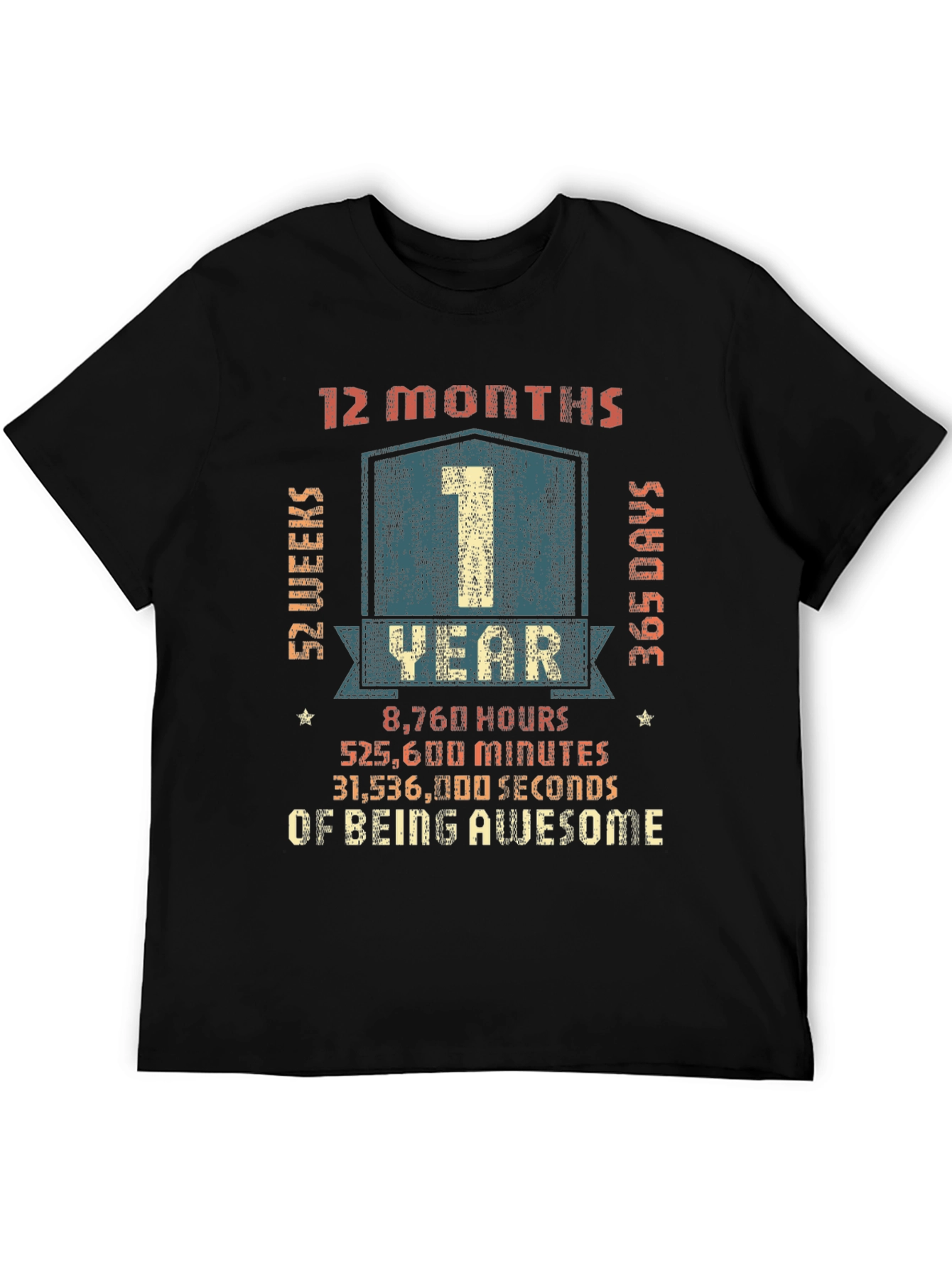 1 Year Anniversary Awesome T-Shirt