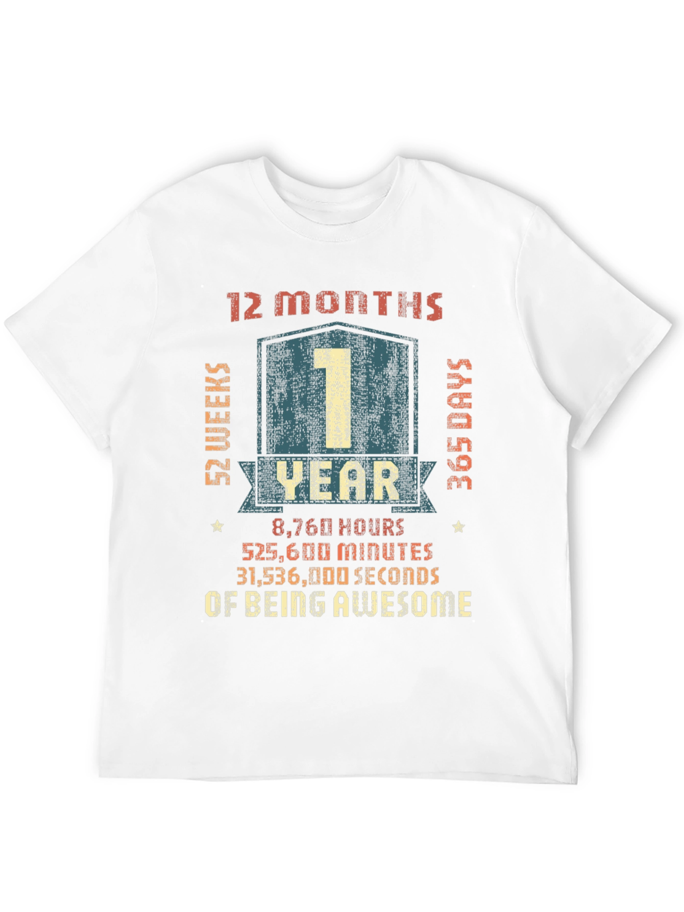 1 Year Anniversary Awesome T-Shirt