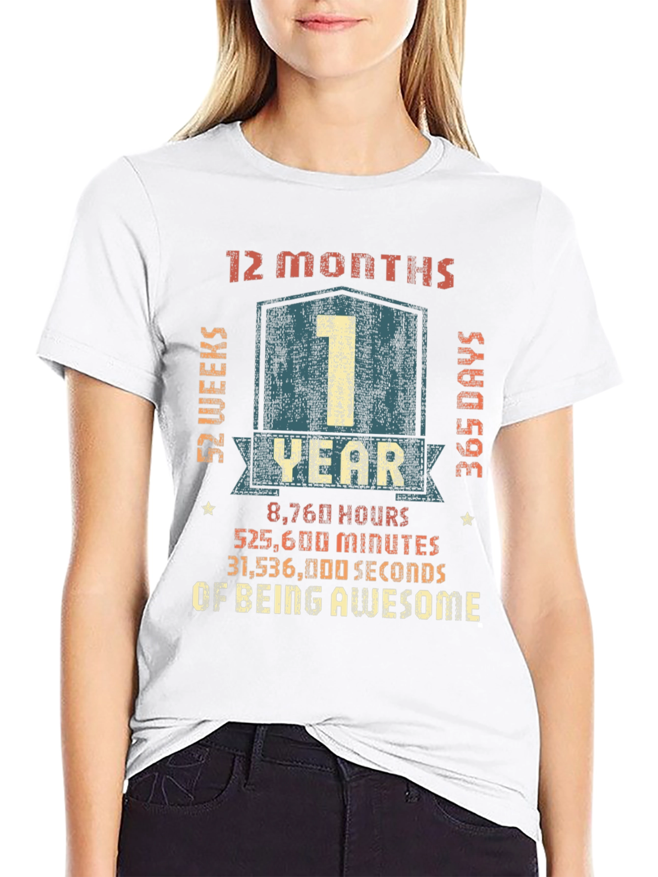 1 Year Anniversary Awesome T-Shirt