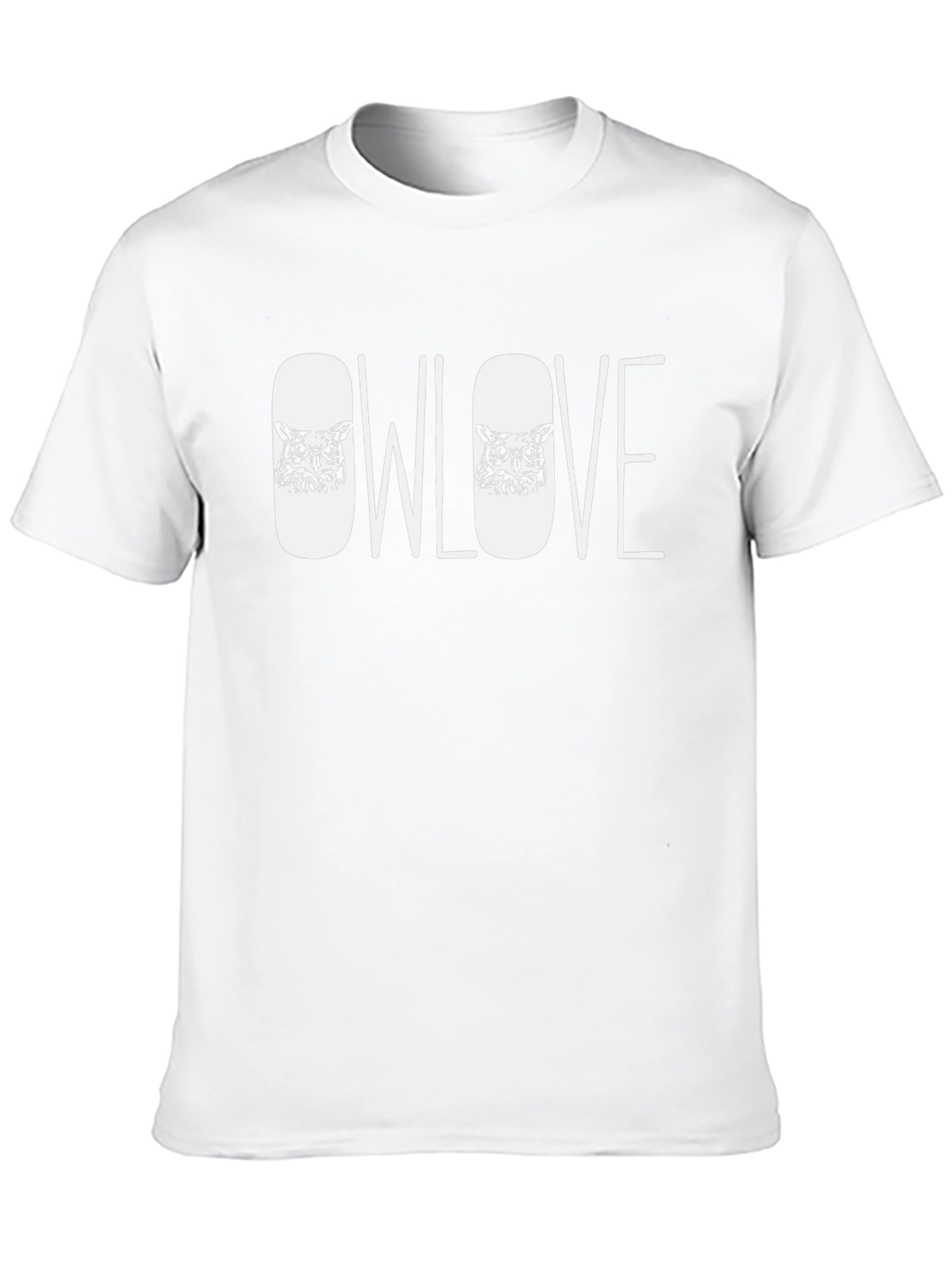 Owl Love Graphic Tee - Black Cotton Blend
