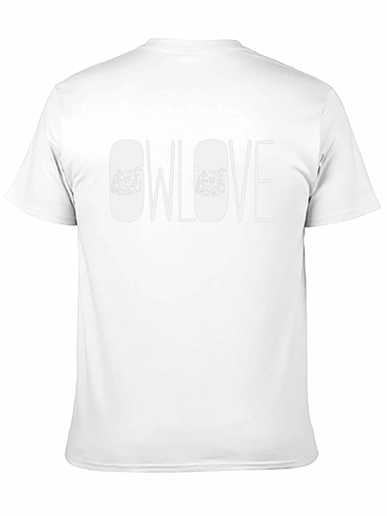 Owl Love Graphic Tee - Black Cotton Blend