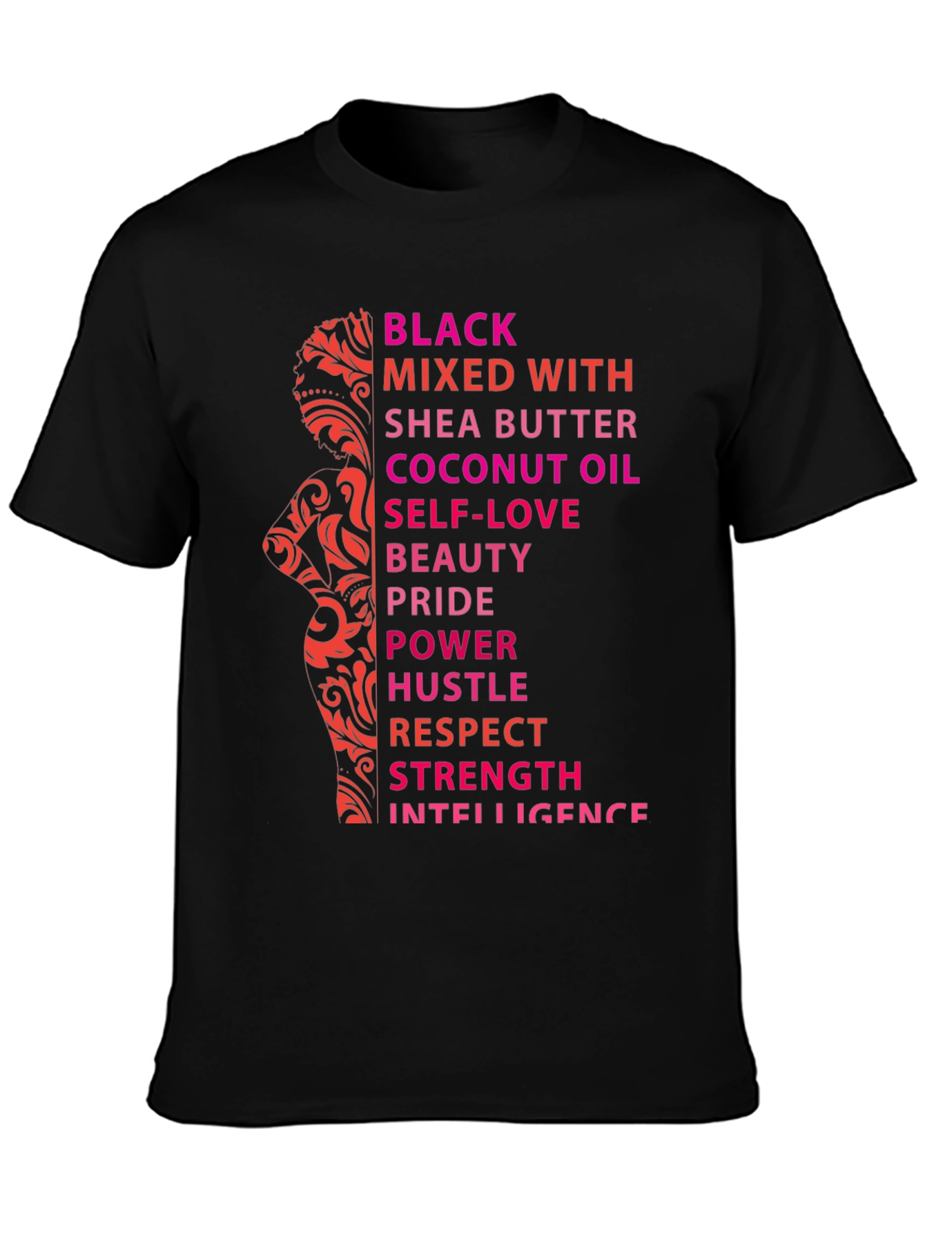 Black Mixed With T-Shirt - Empowerment Design