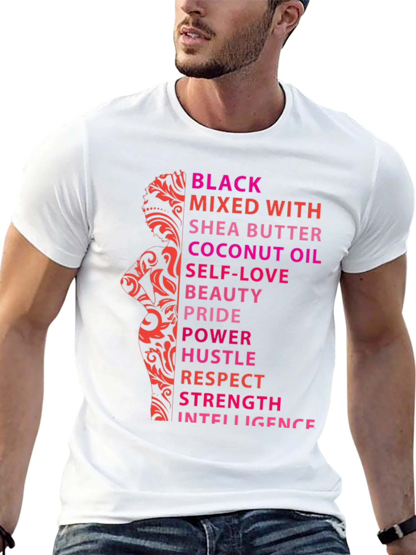 Black Mixed With T-Shirt - Empowerment Design