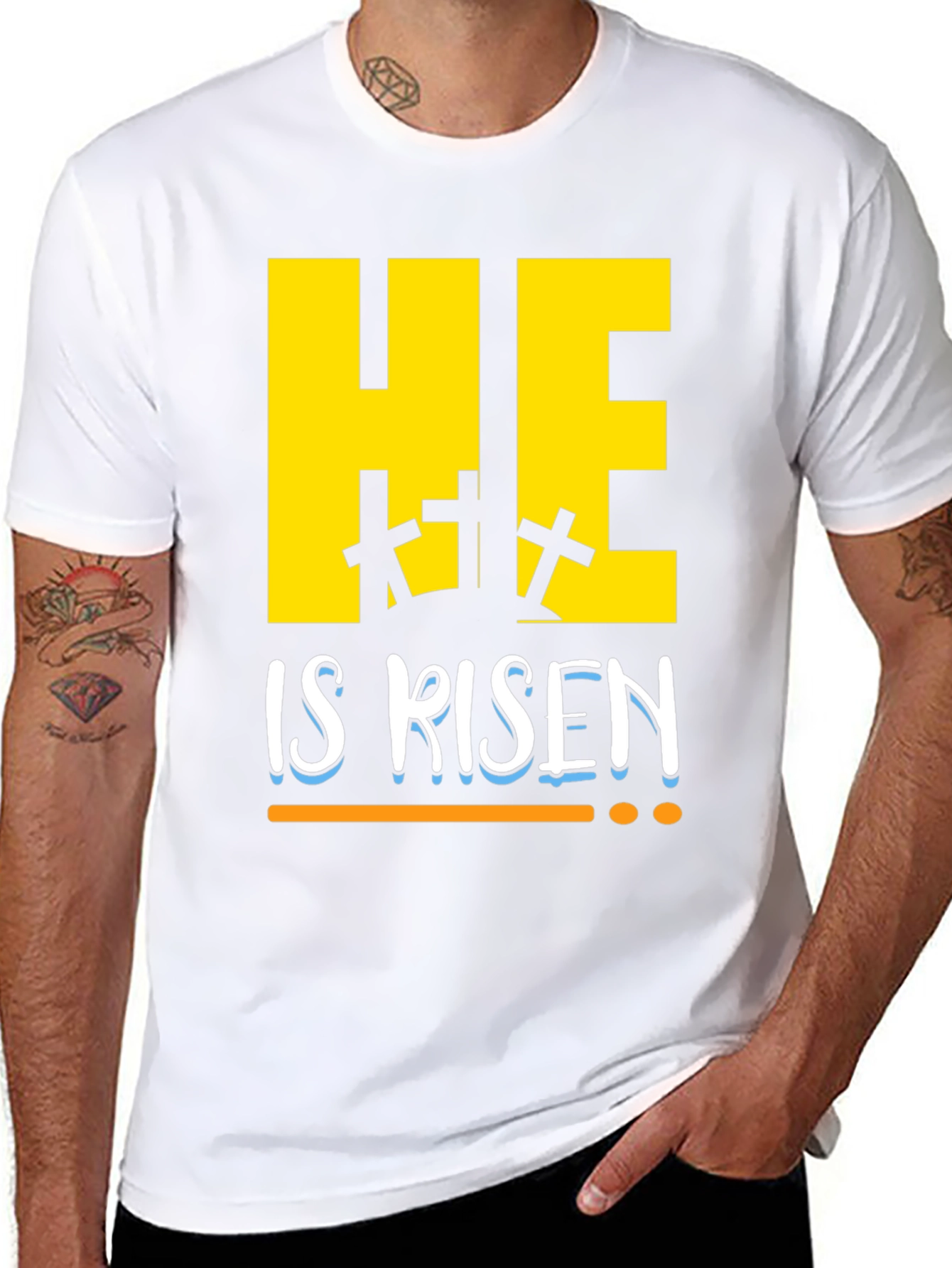He Is Risen T-Shirt - Easter Holiday Tee