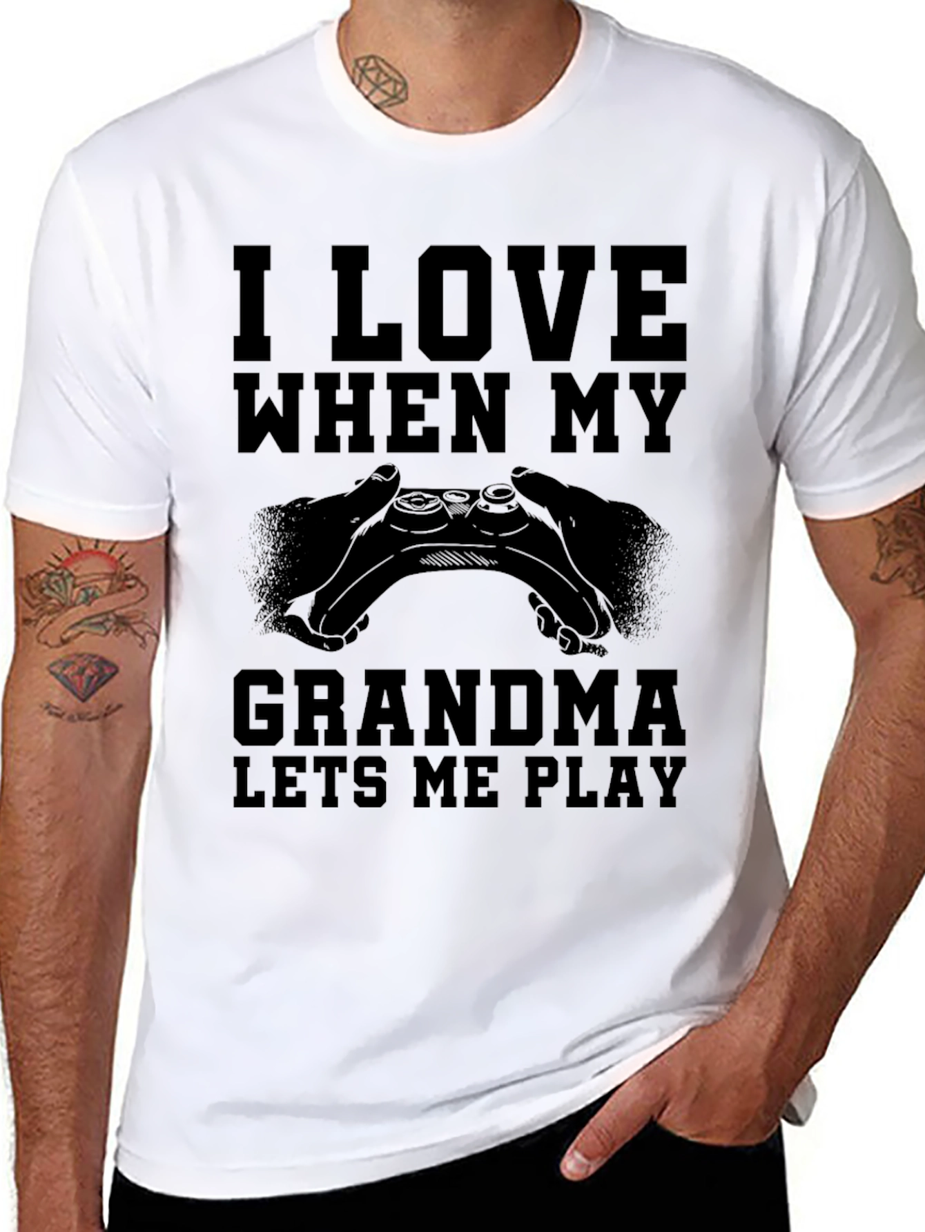 I Love When My Grandma Lets Me Play T-Shirt