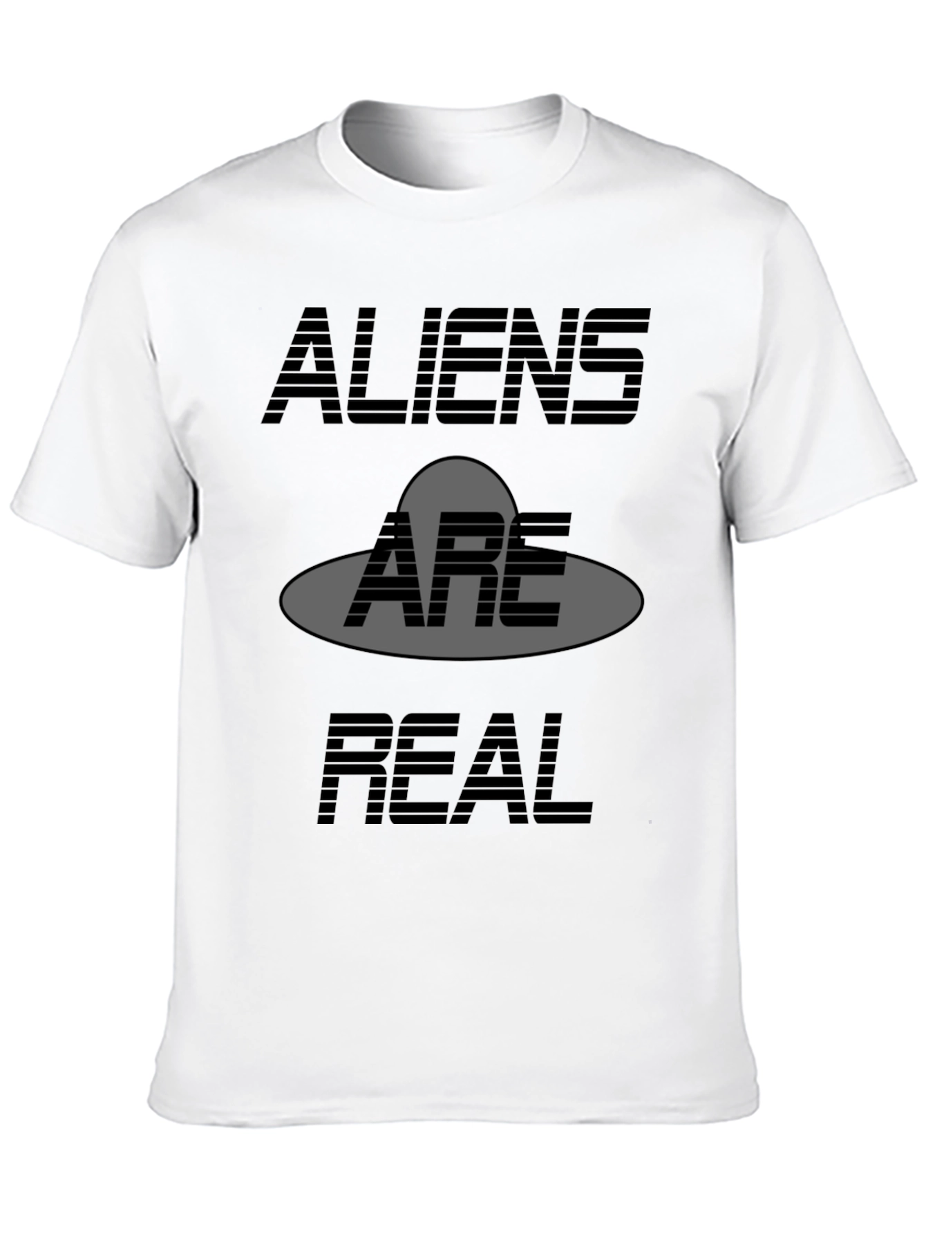 Aliens Are Real Graphic T-Shirt - UFO Believer