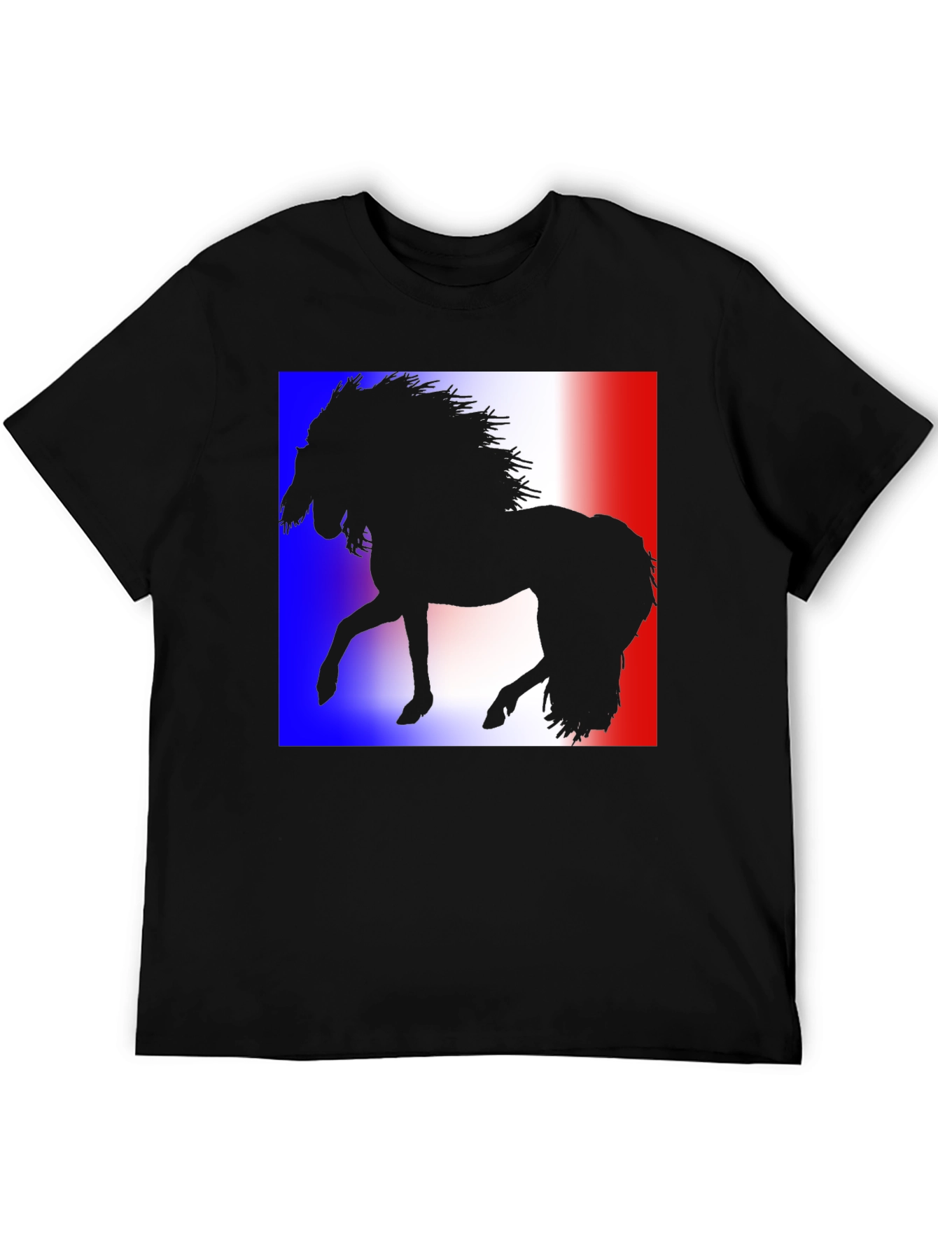 Horse Silhouette Tee - Black T-Shirt