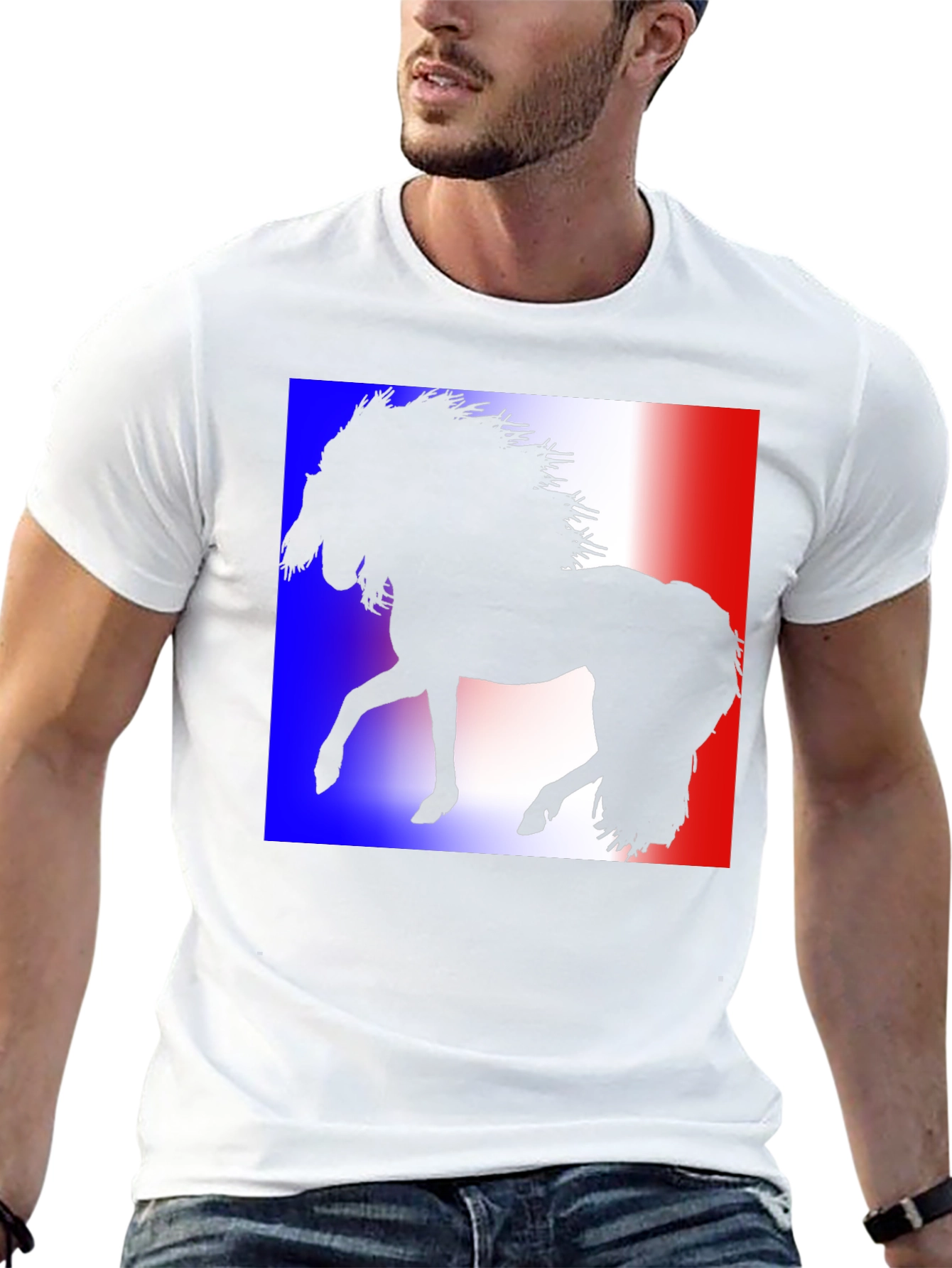 Horse Silhouette Tee - Black T-Shirt