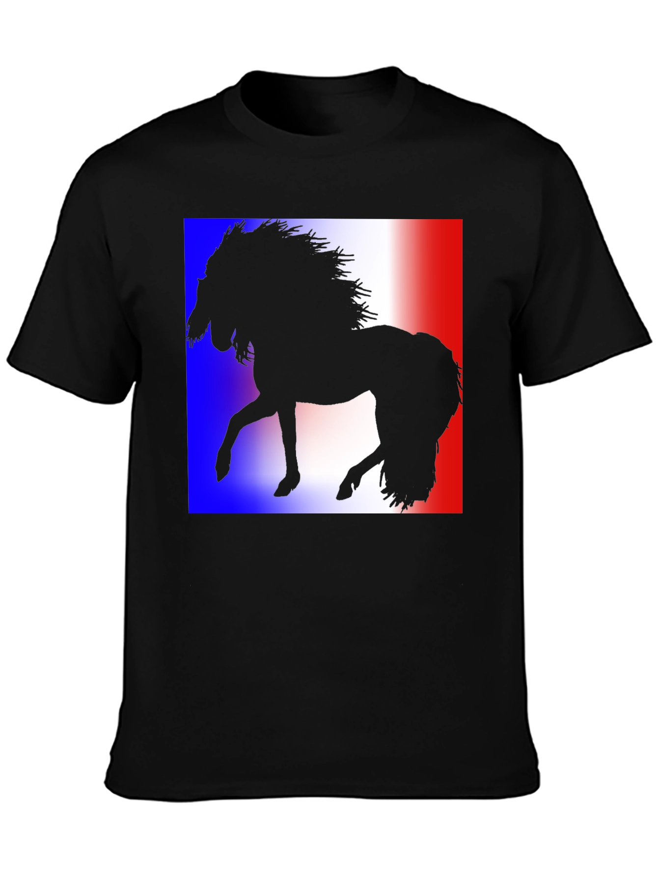 Horse Silhouette Tee - Black T-Shirt