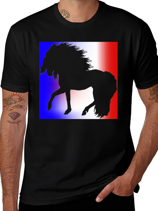 Horse Silhouette Tee - Black T-Shirt