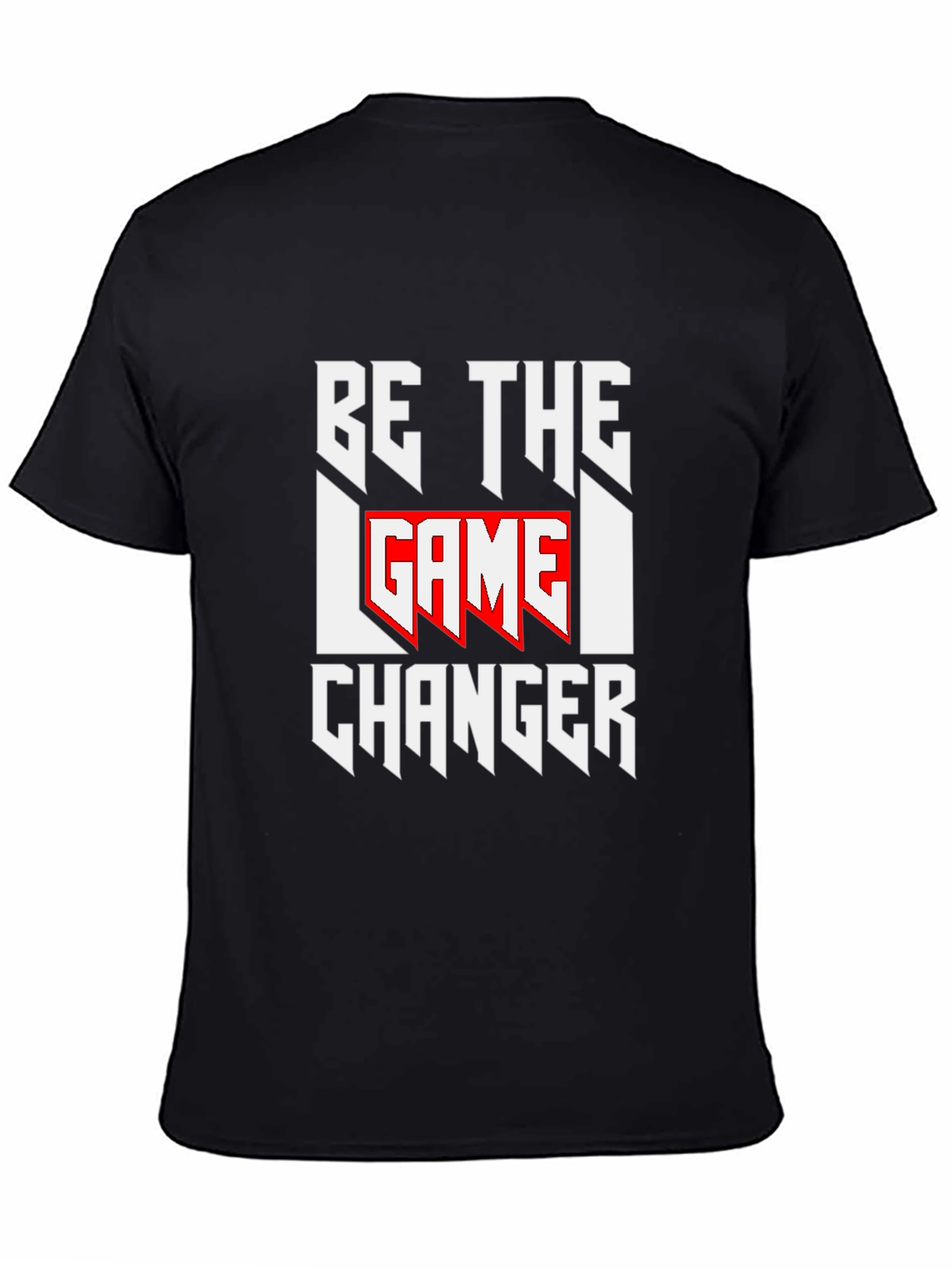 Be the Game Changer Black Graphic Tee