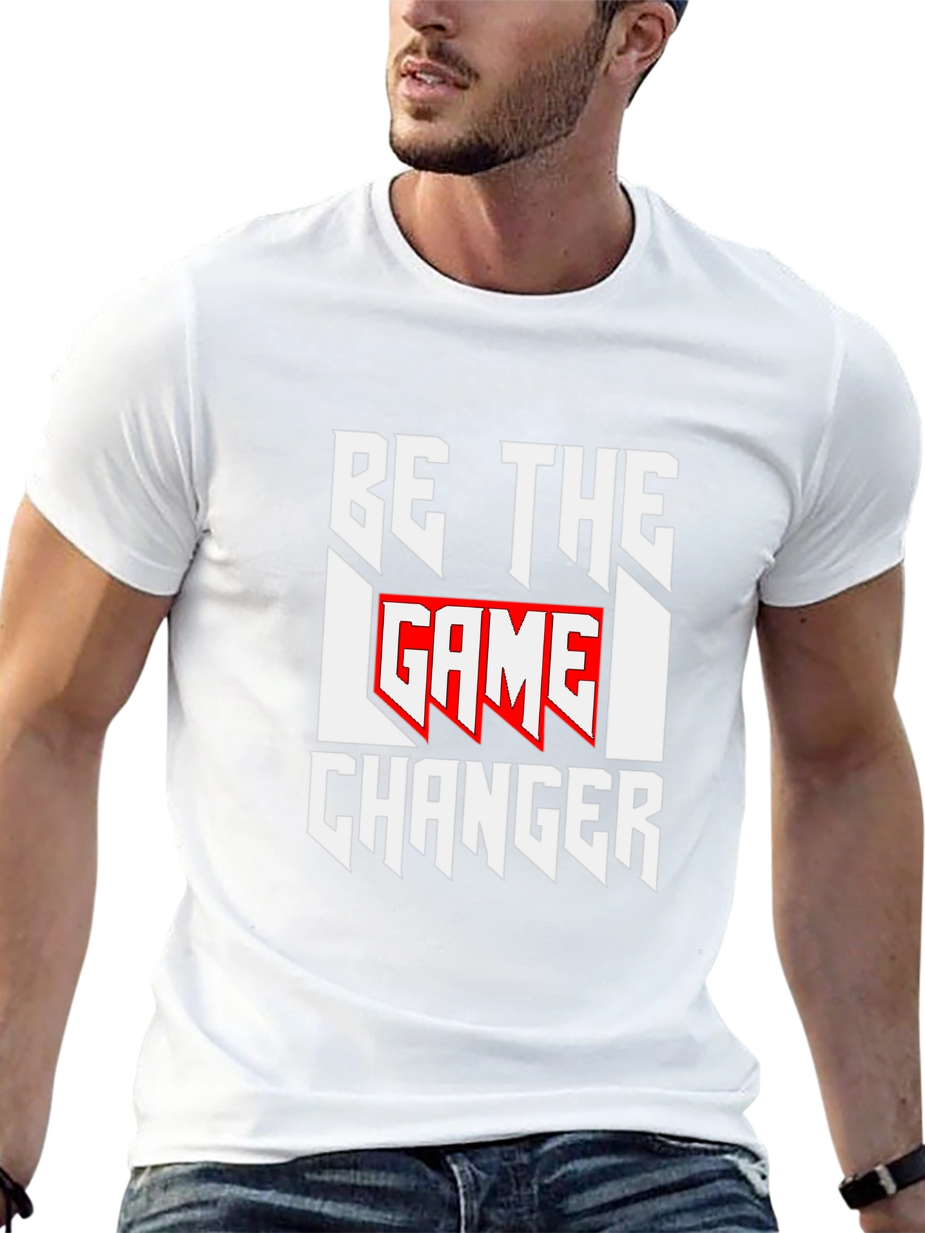 Be the Game Changer Black Graphic Tee