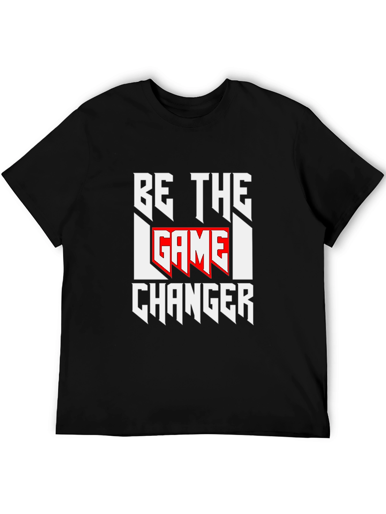 Be the Game Changer Black Graphic Tee