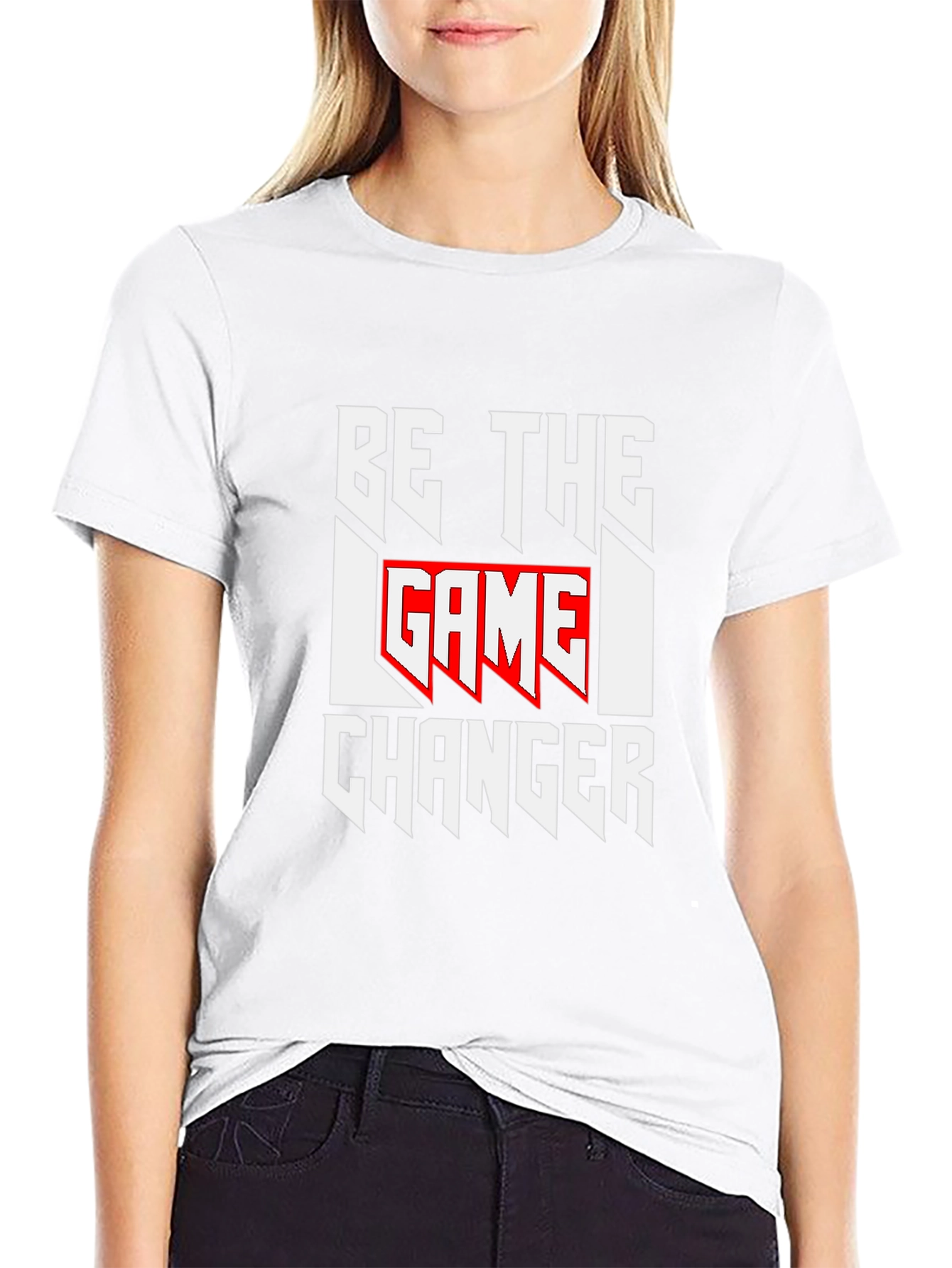 Be the Game Changer Black Graphic Tee