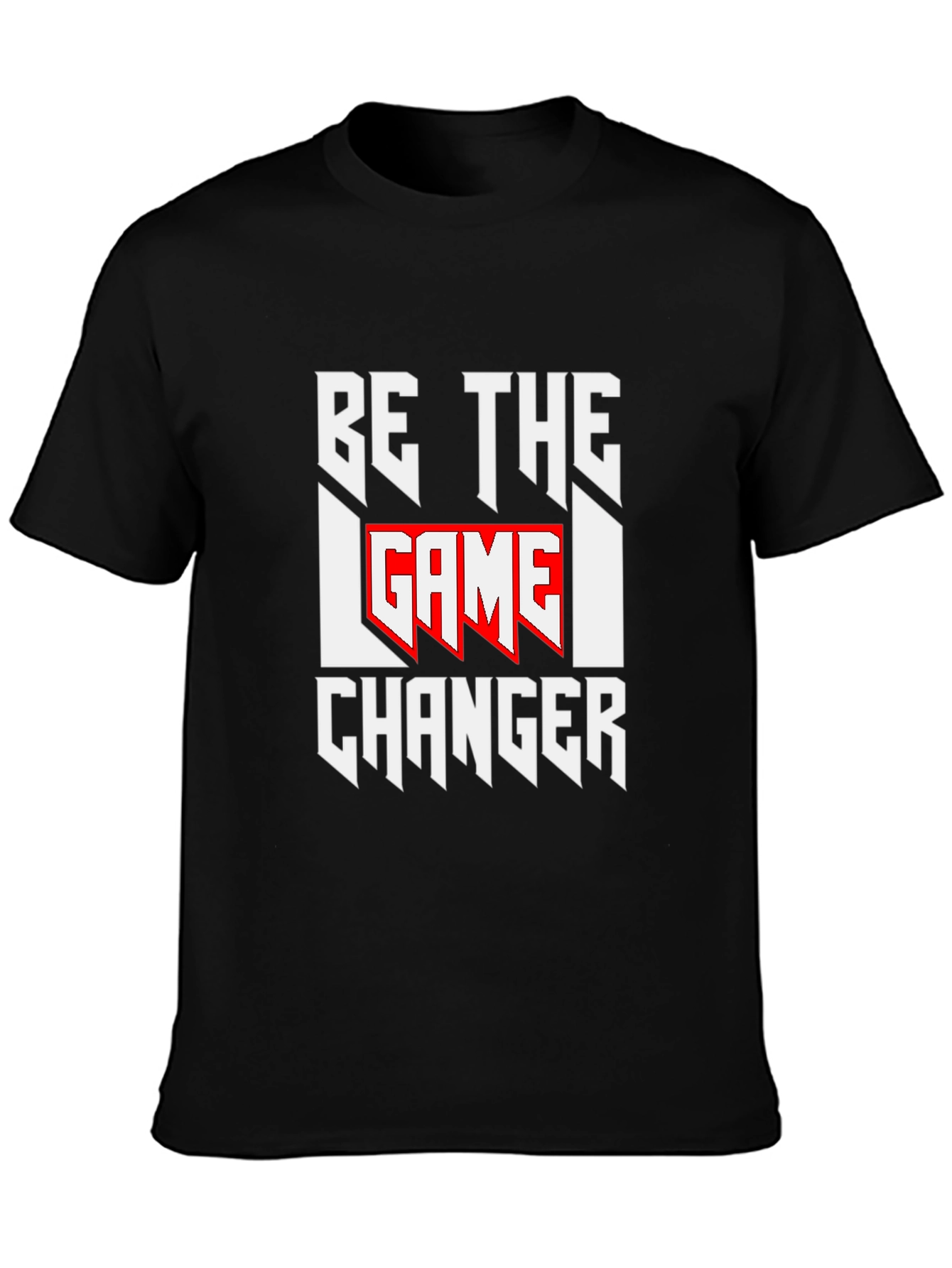 Be the Game Changer Black Graphic Tee