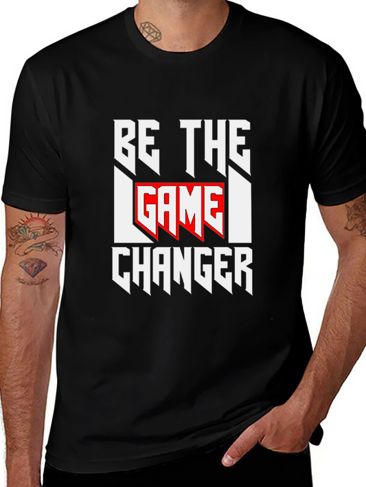 Be the Game Changer Black Graphic Tee