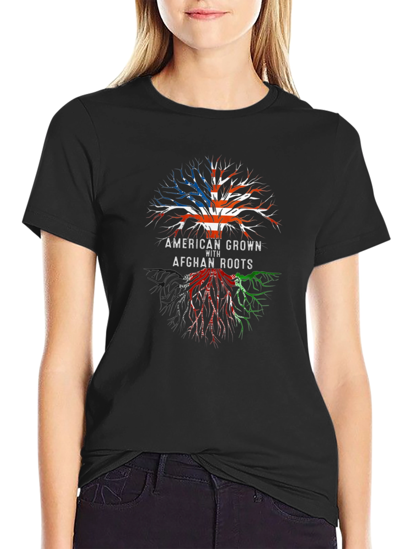 American Grown with Afghan Roots T-Shirt