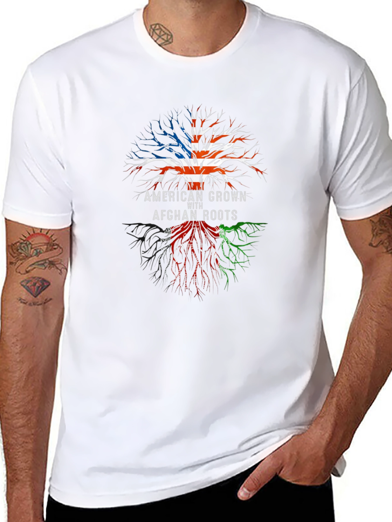 American Grown with Afghan Roots T-Shirt