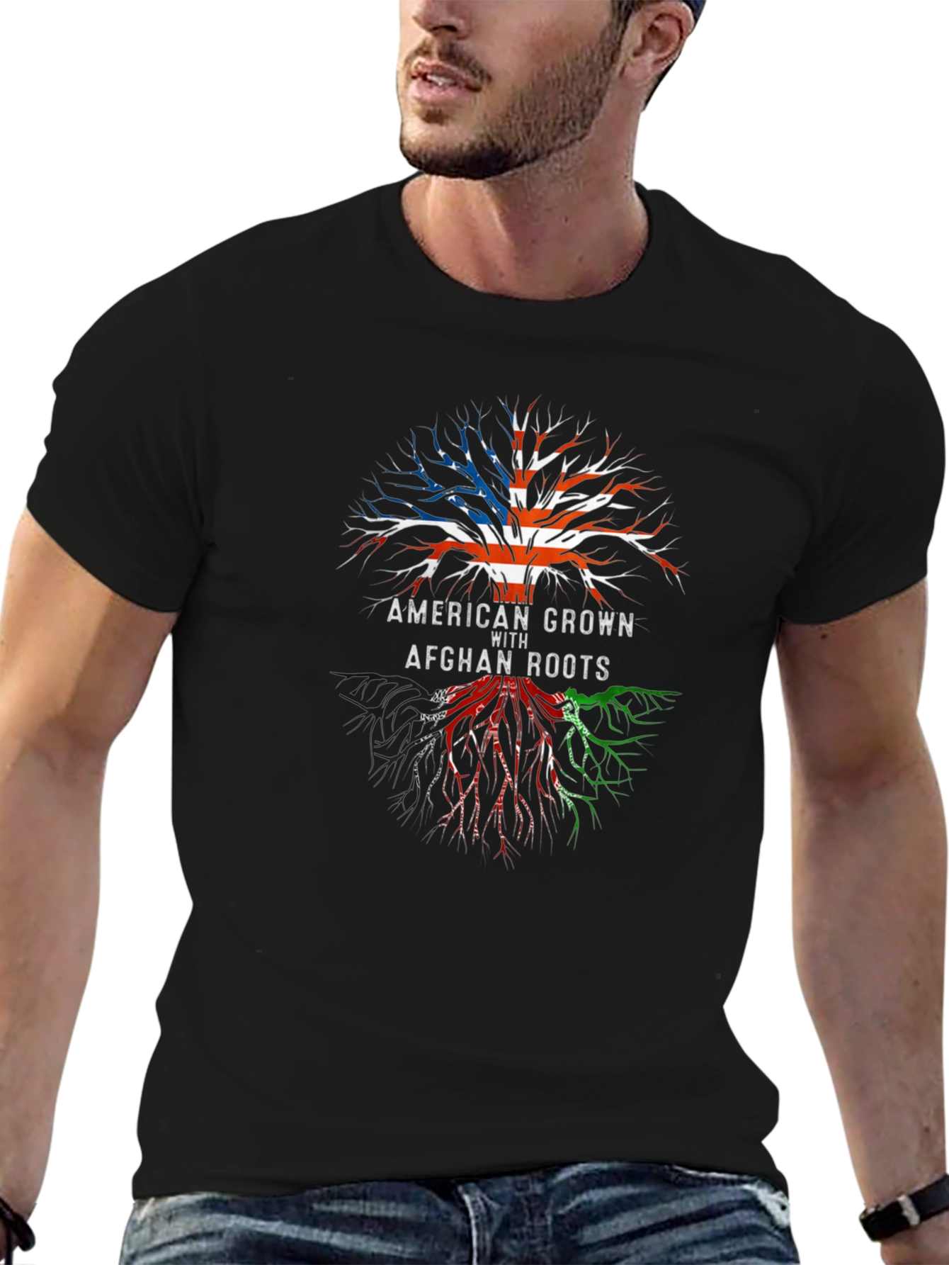 American Grown with Afghan Roots T-Shirt