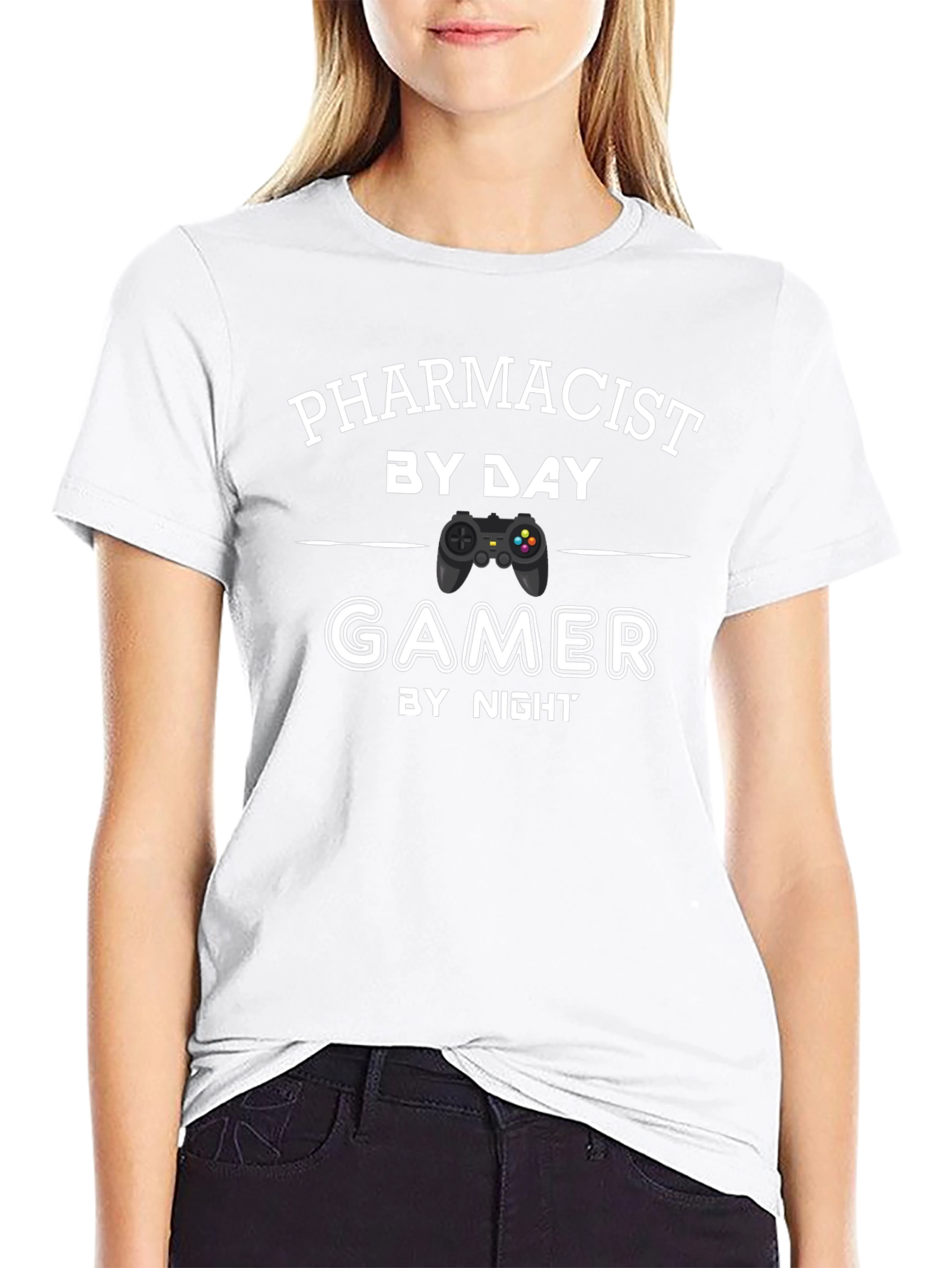 Pharmacist by Day Gamer by Night T-Shirt
