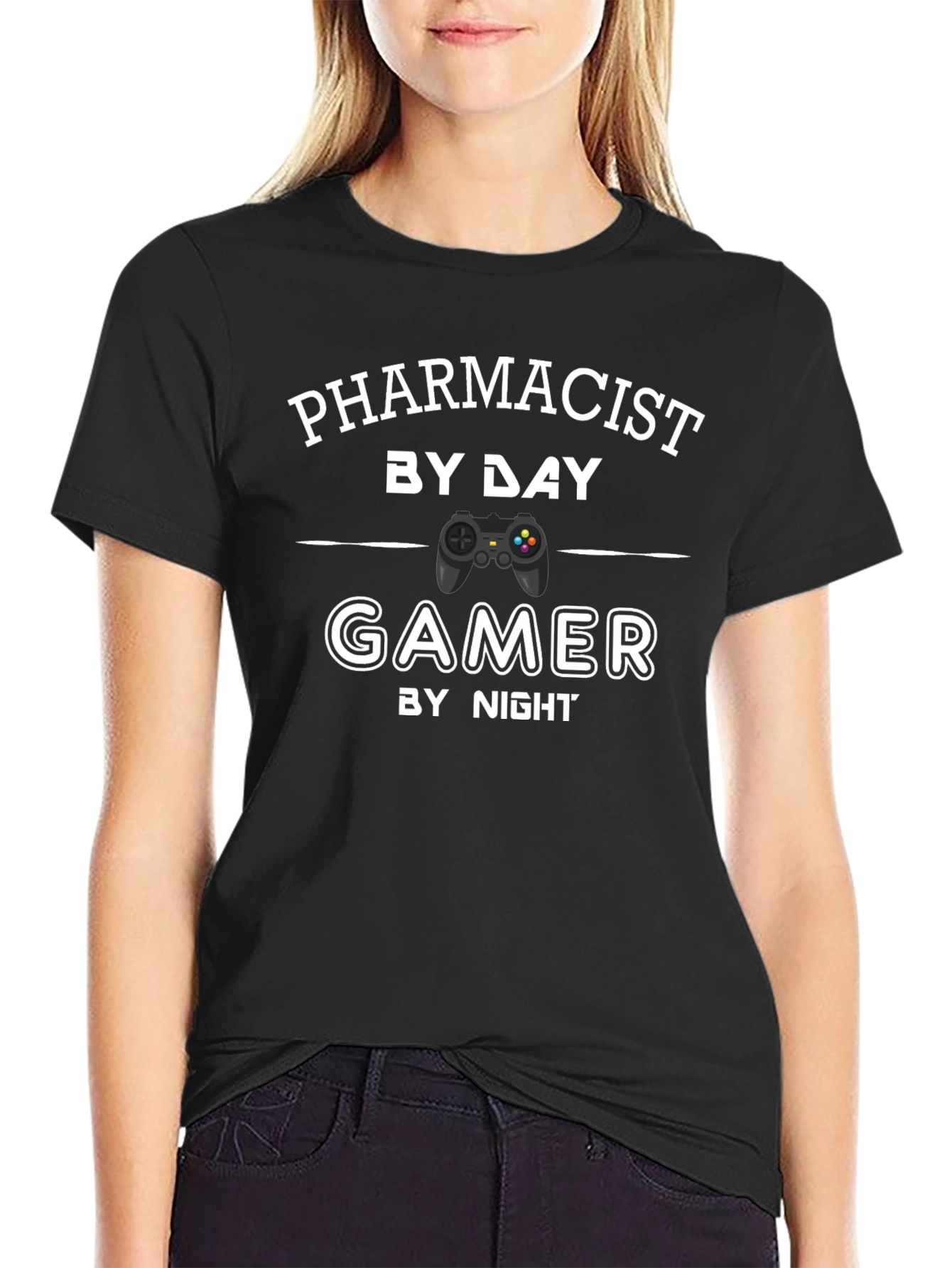 Pharmacist by Day Gamer by Night T-Shirt