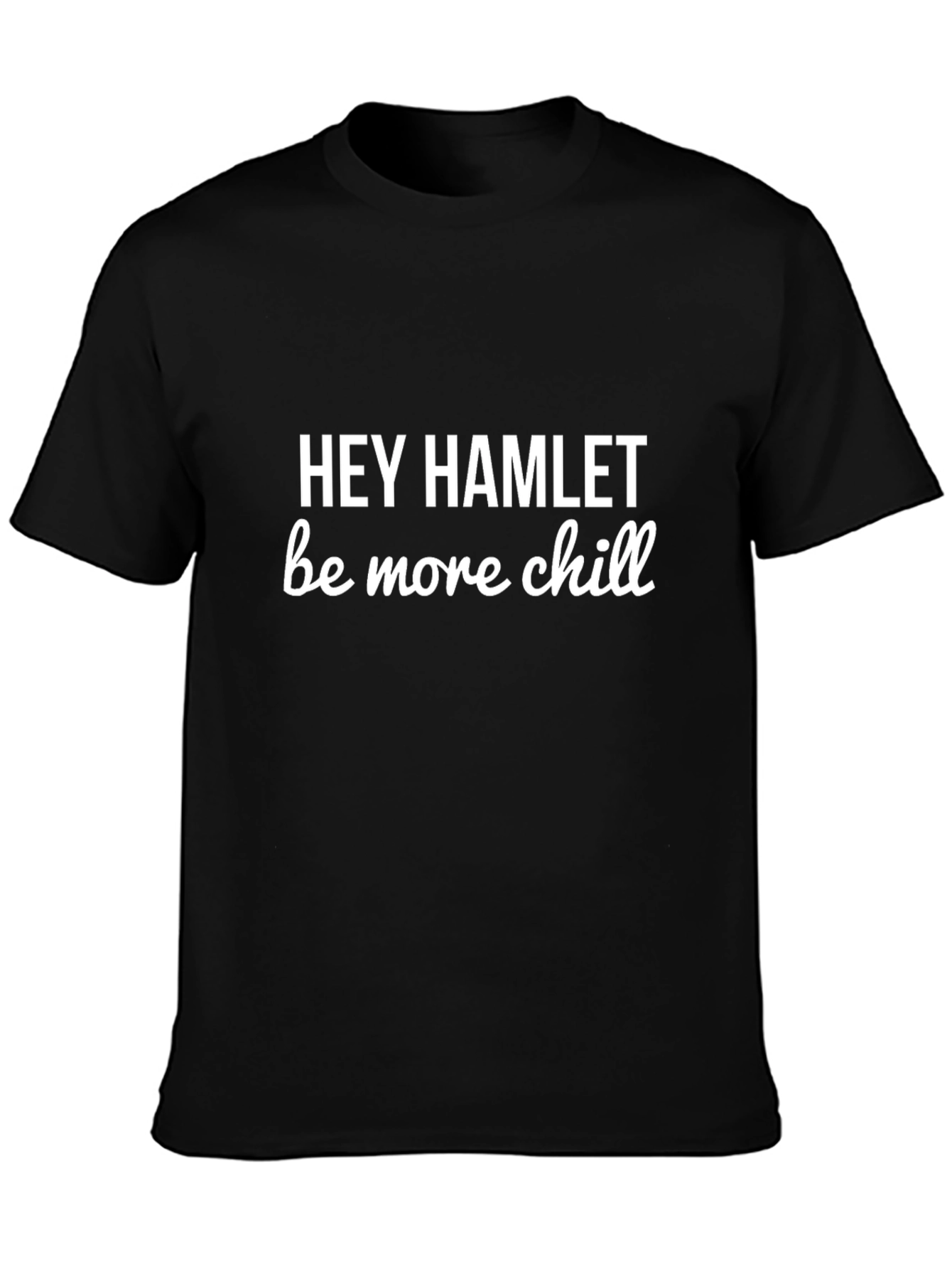 Hey Hamlet Be More Chill Black T-Shirt